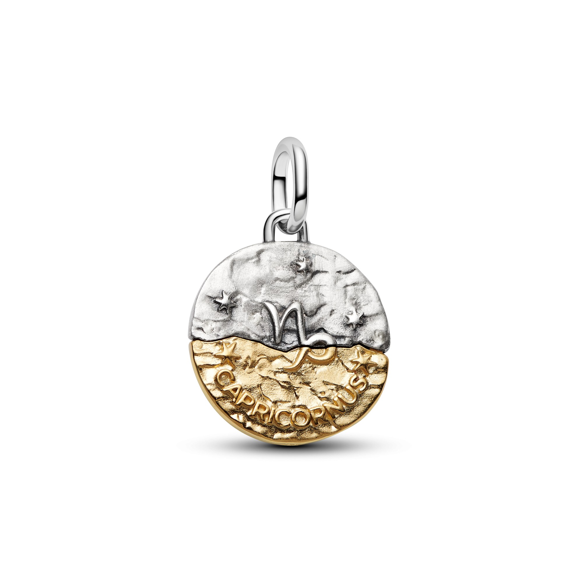 Pandora ME - Sternzeichen Steinbock - Charm - Sterling Silber & Gelbgold Vergoldung - 16 mm – Ansicht 2
