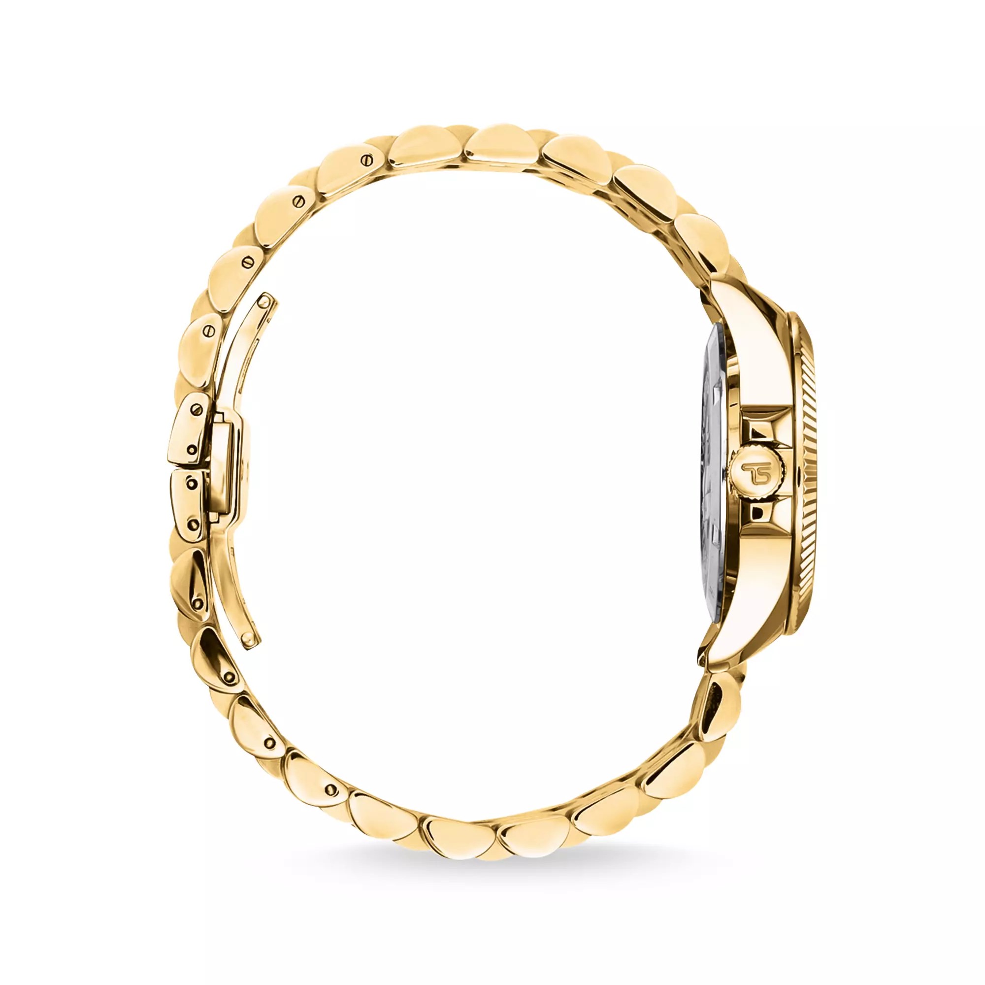 Thomas Sabo Damenuhr mit Malachit Divine Jewellery Stone goldfarben – Ansicht 2