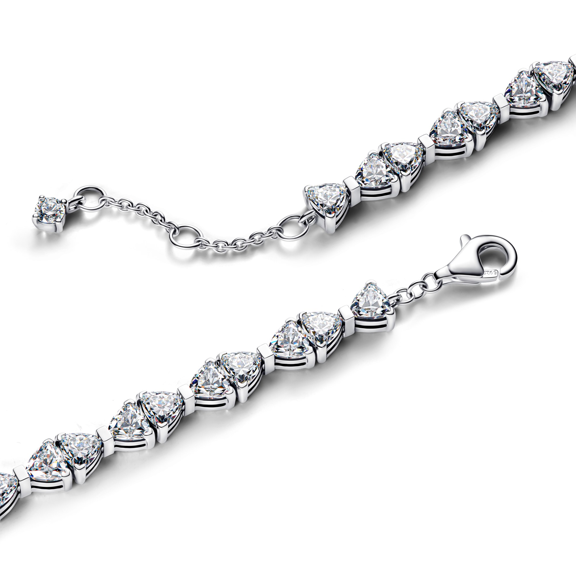 Pandora Schleife Kettenarmband - Sterling Silber - Zirkonia – Ansicht 2