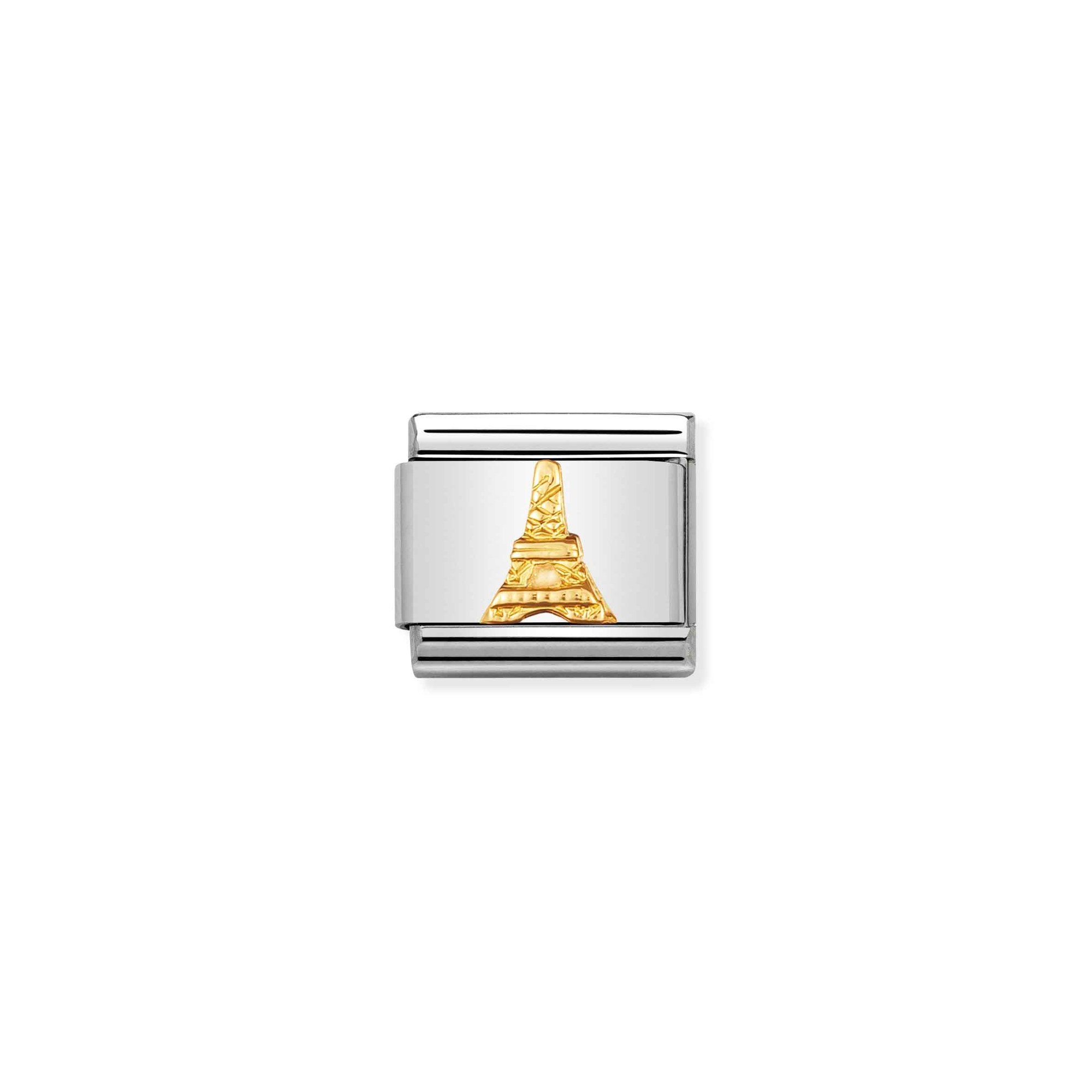 Nomination Composable Classic Charm Eiffelturm - Edelstahl, Gelbgold