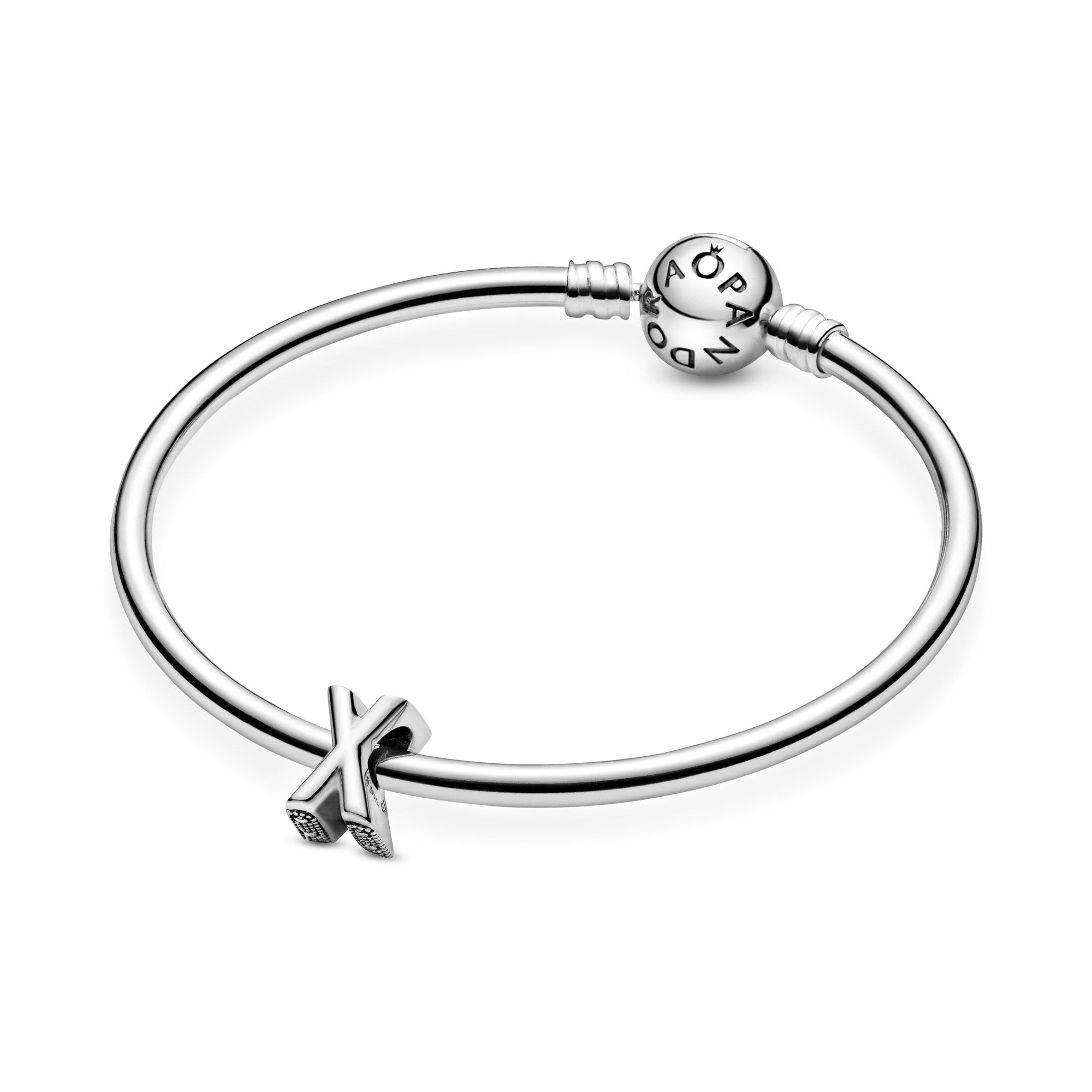PANDORA Charm - Buchstabe X - Letter X - 925 Sterling Silber – Ansicht 5