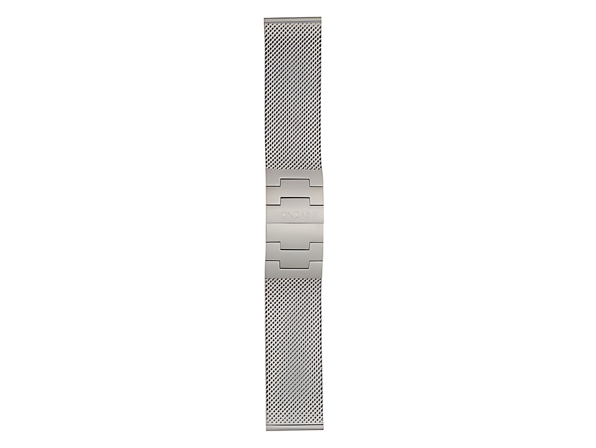 Metallarmband FMM.12622.ST.2.K von Mondaine, milanaise Edelstahl-Design, 22 mm, geeignet als Ersatz für Mondaine Uhren, schick und modern im Aussehen.