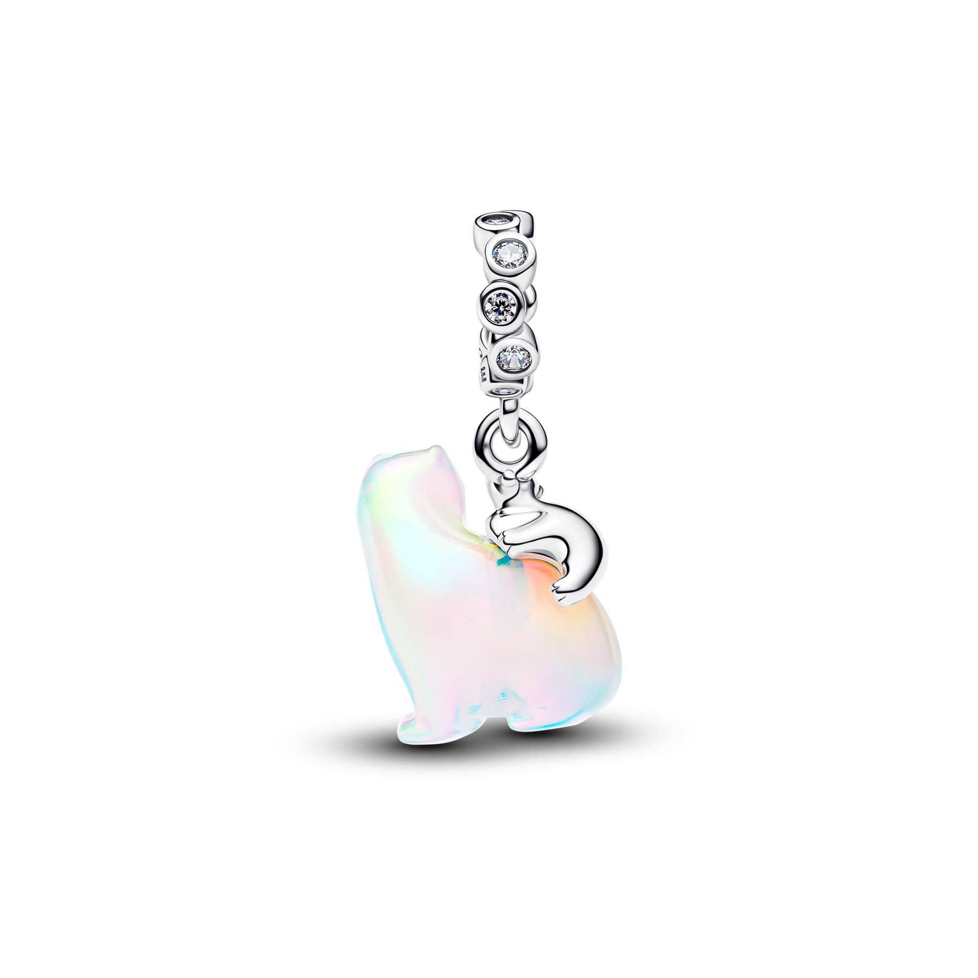 Pandora Eisbär Mutter & Junges Charm - Sterling Silber - Resin Zirkonia – Ansicht 3