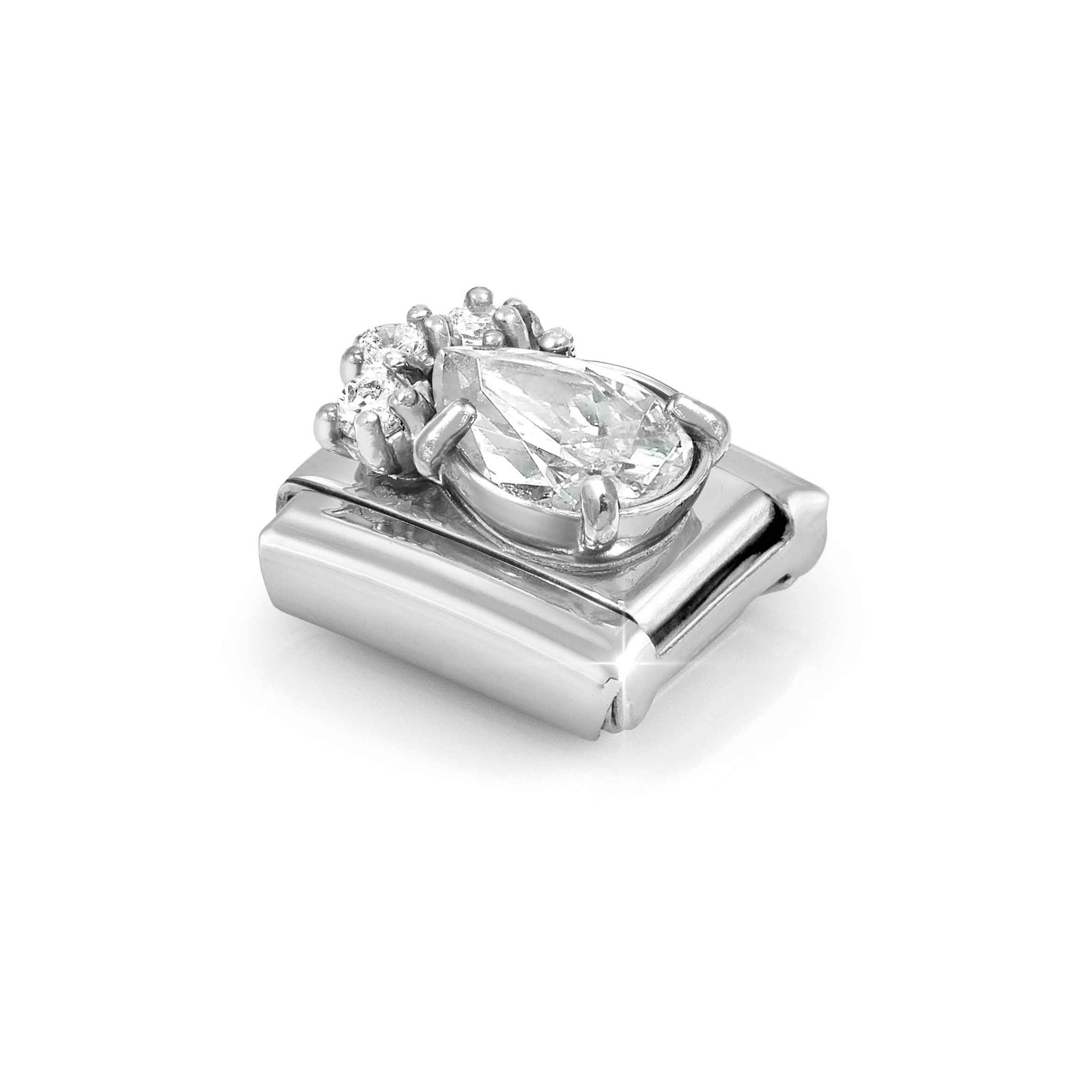 Nomination Classic Sterling Silber charm - Tropfen - Zirkonia – Ansicht 5