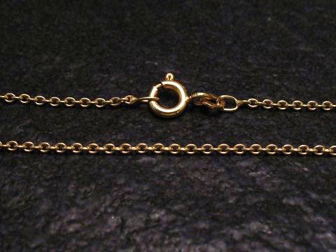 Rundankerkette 40 cm Doublé Goldauflage 2 mm von Juwelier Harnisch, elegant und hochwertig mit einem klassischen Verschluss, ideal für jeden Anlass.