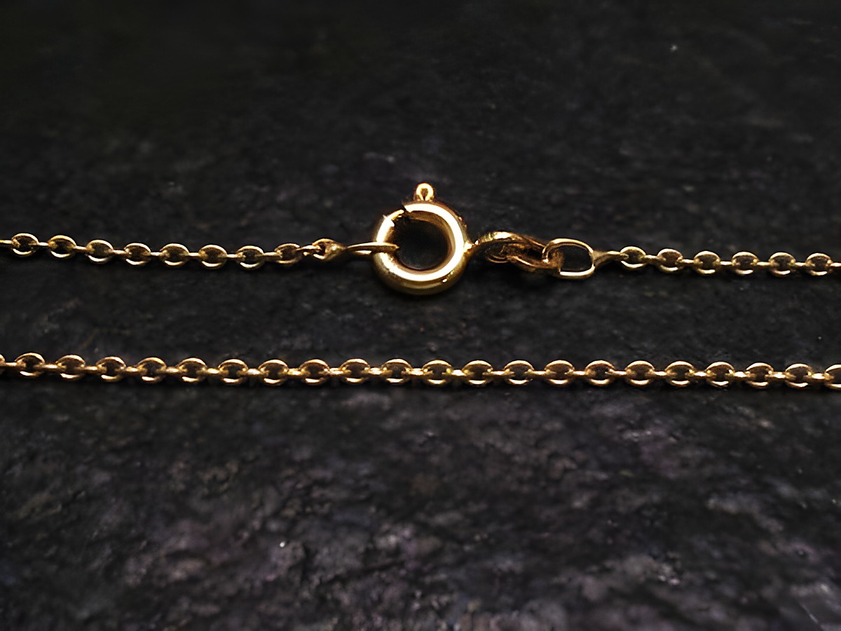 Rundankerkette 40 cm Doublé Goldauflage 2 mm von Juwelier Harnisch, elegant und hochwertig mit einem klassischen Verschluss, ideal für jeden Anlass.