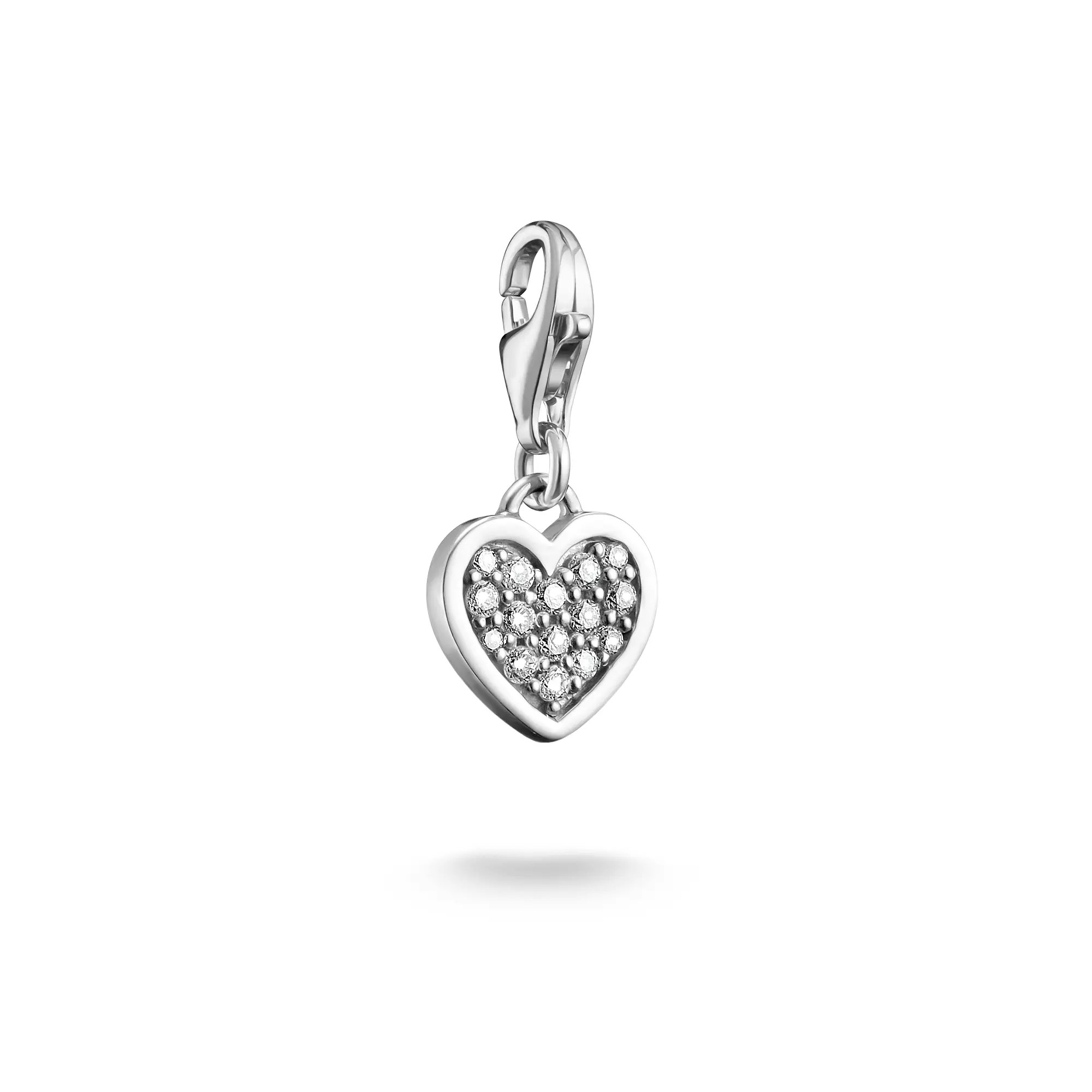 Thomas Sabo Herz - charms Silber - Zirkonia