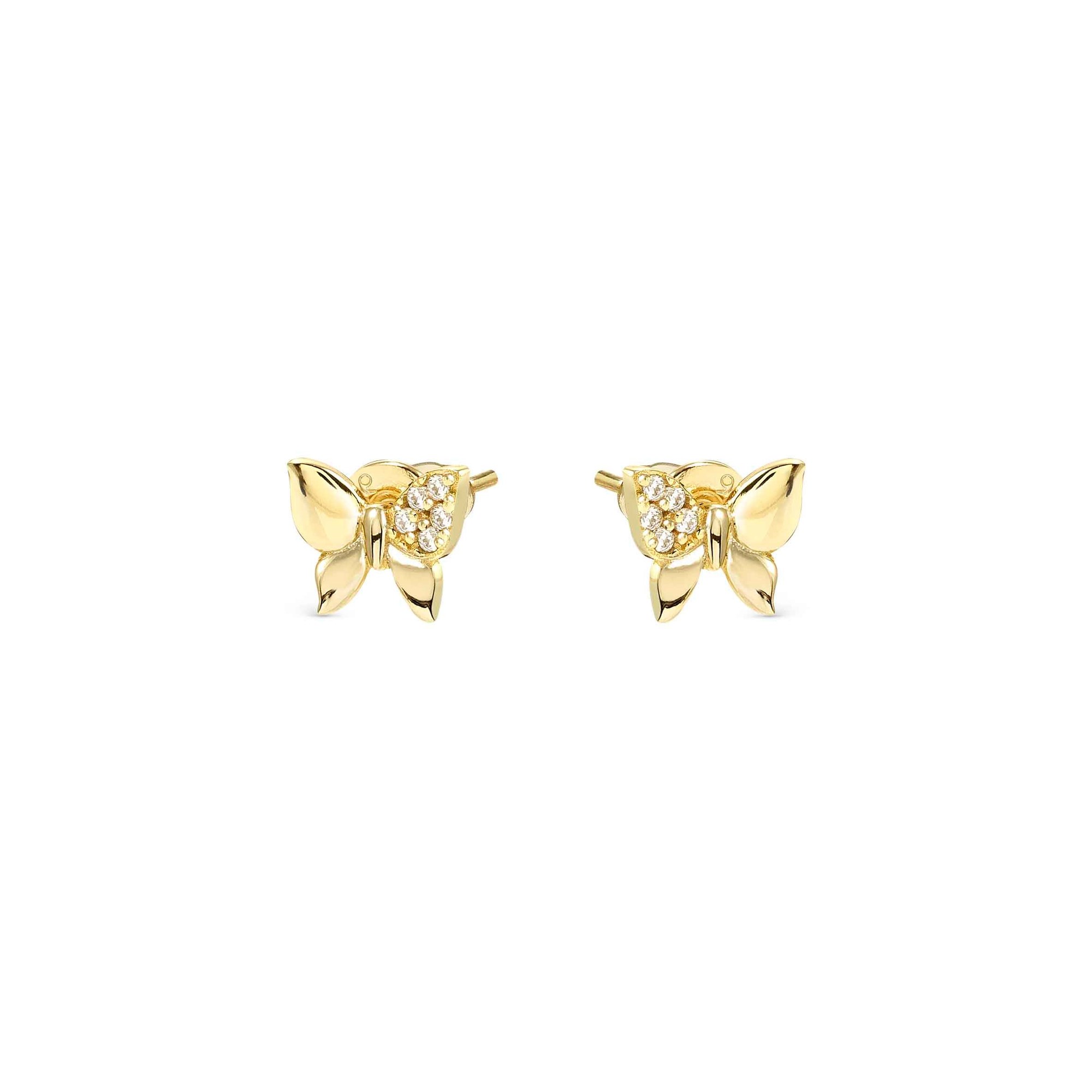 Nomination Petit Sparkle - Sterling Silber Ohrstecker - Schmetterling - weiß rhodiniert - Zirkonia