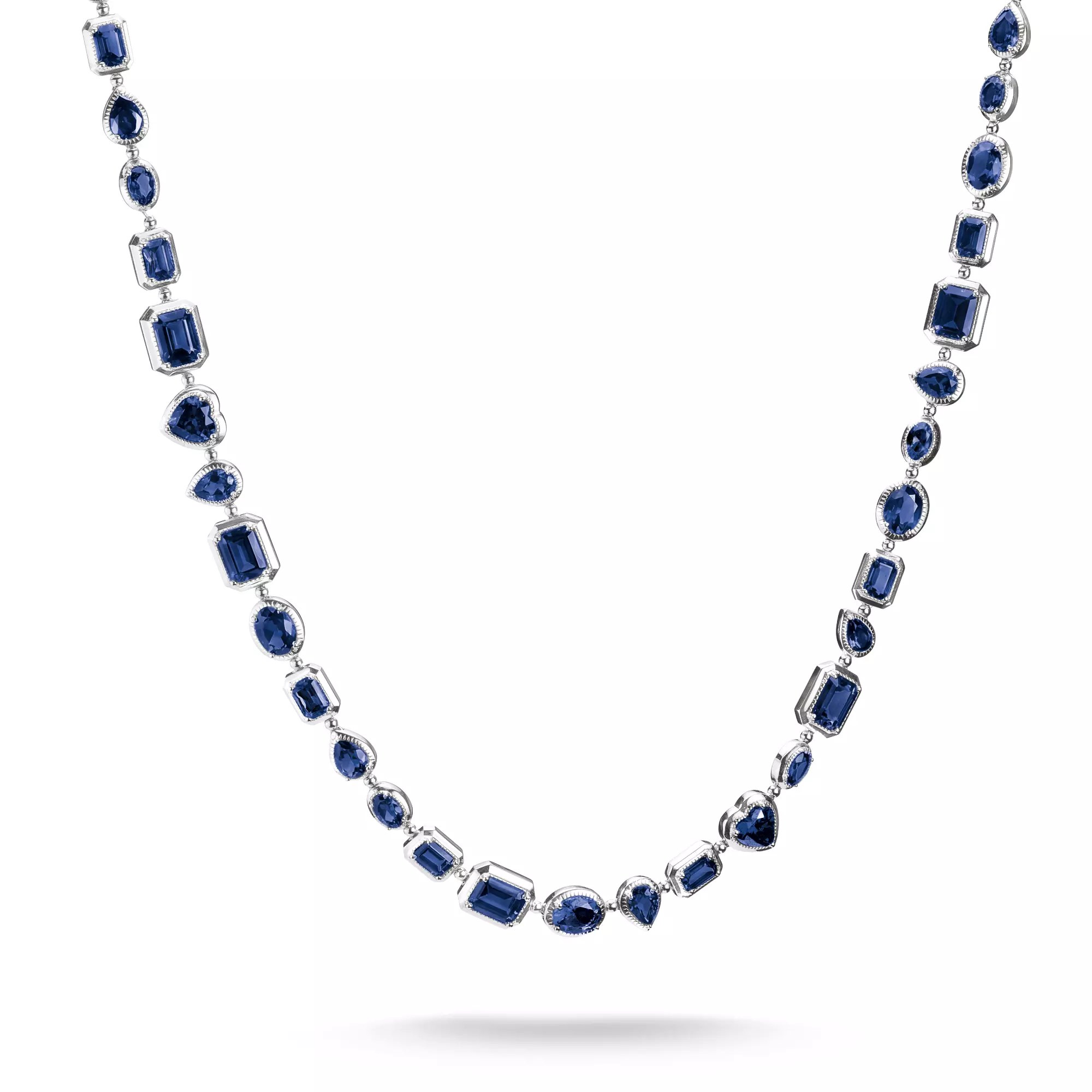 Thomas Sabo ELYNDRA - Halskette - 45 cm - Sterling Silber recy. & Nano-Kristall - blau – Ansicht 2