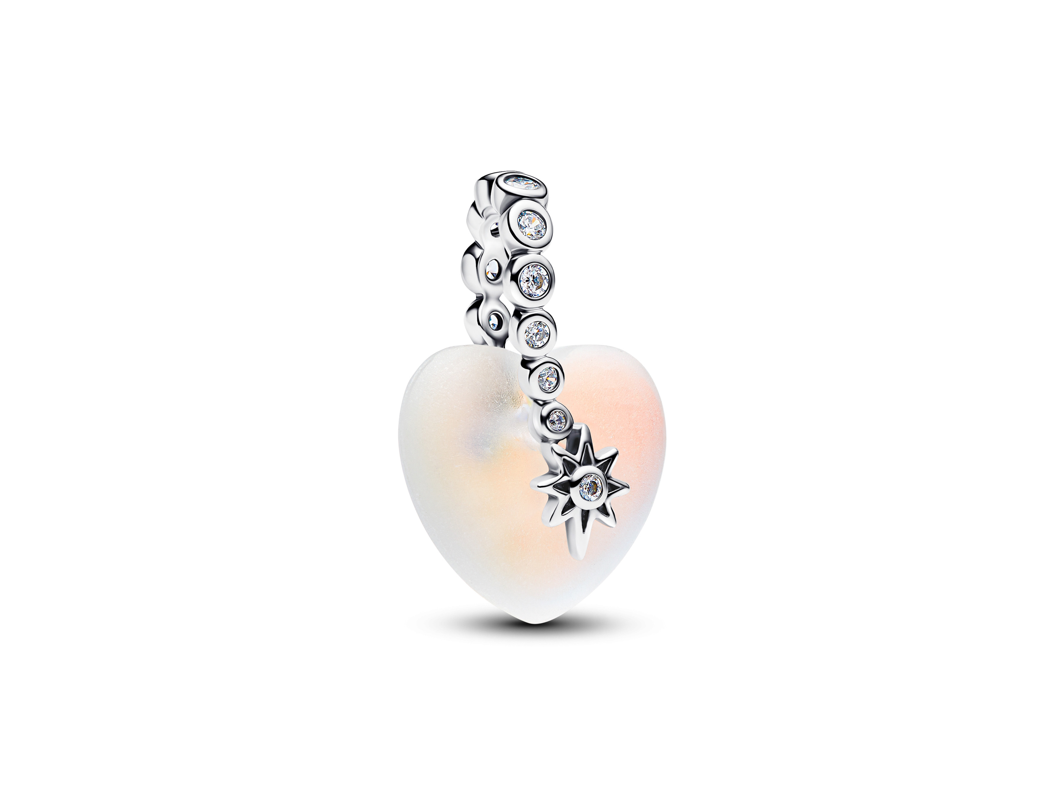 Pandora 794143C01 - Sternschnuppe & Herz Charm - Sterling Silber - Glas Zirkonia