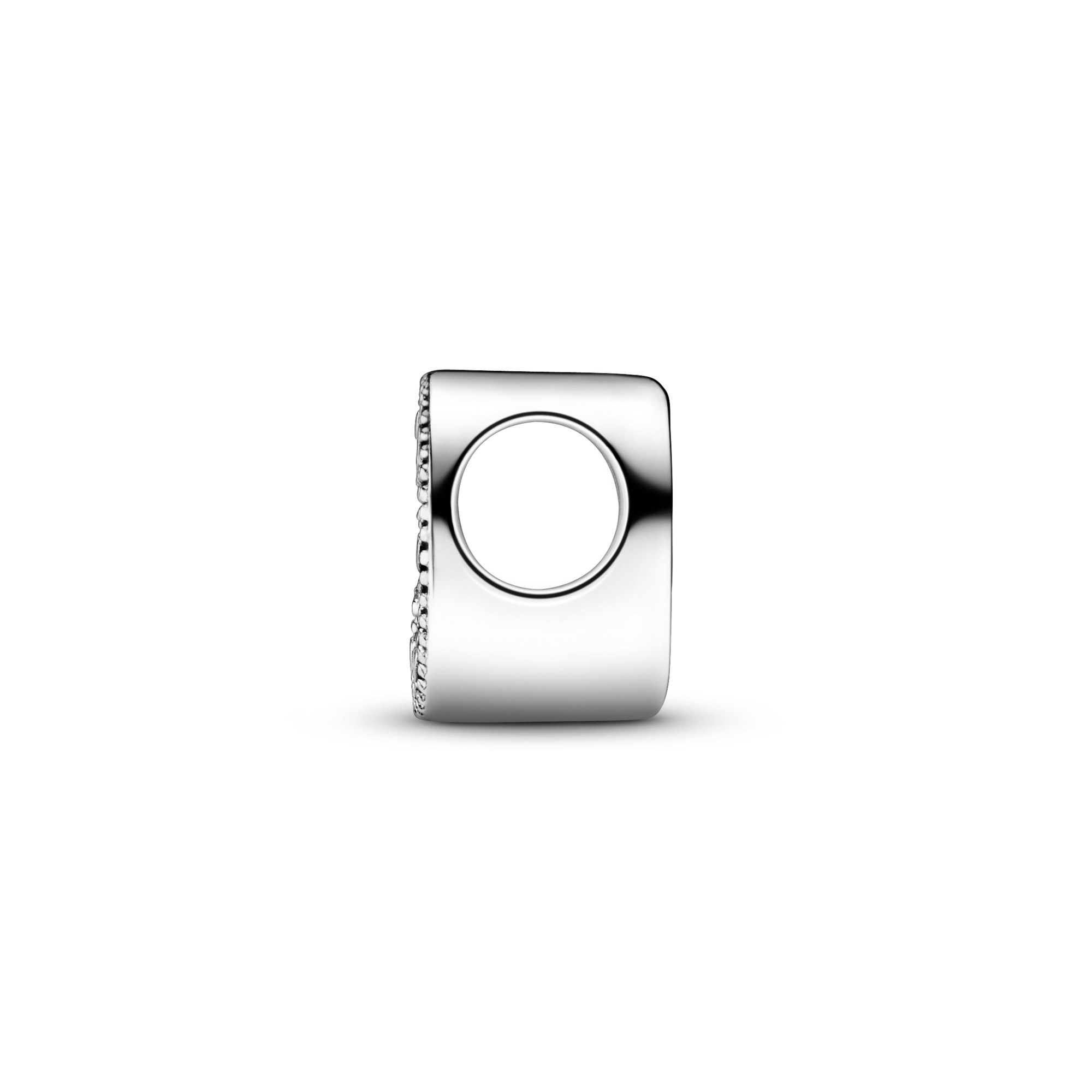 PANDORA Charm - Buchstabe D - Letter D - 925 Sterling Silber – Ansicht 3