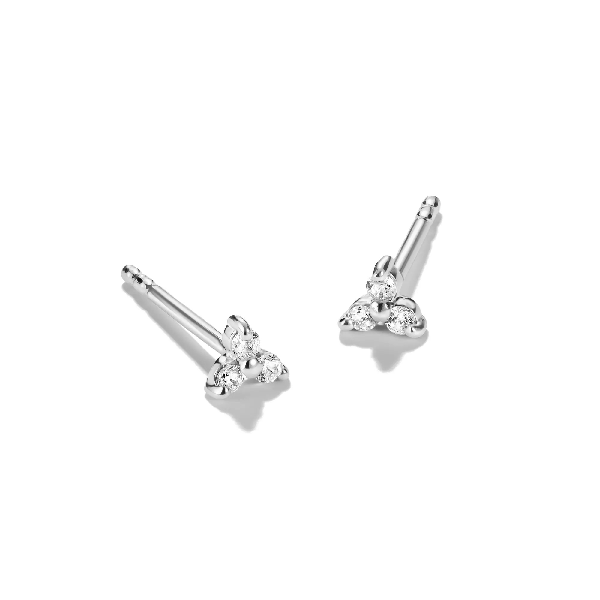 Thomas Sabo Ohrstecker mit weißem Zirkonia – Silber – 3,9 mm breit – Ansicht 3
