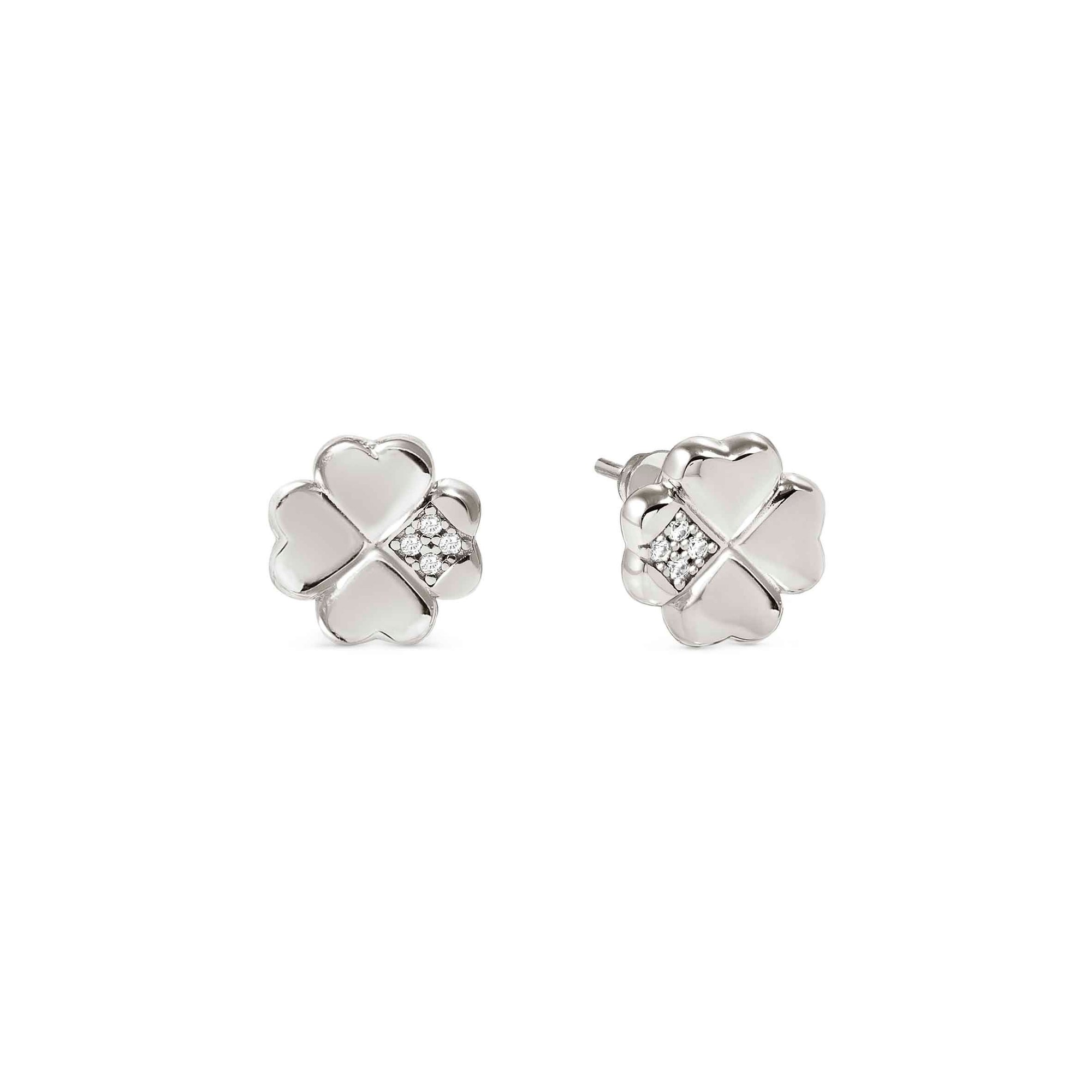 Nomination Petit Sparkle - Sterling Silber Ohrstecker - GlücksKleeblatt - Zirkonia – Ansicht 2
