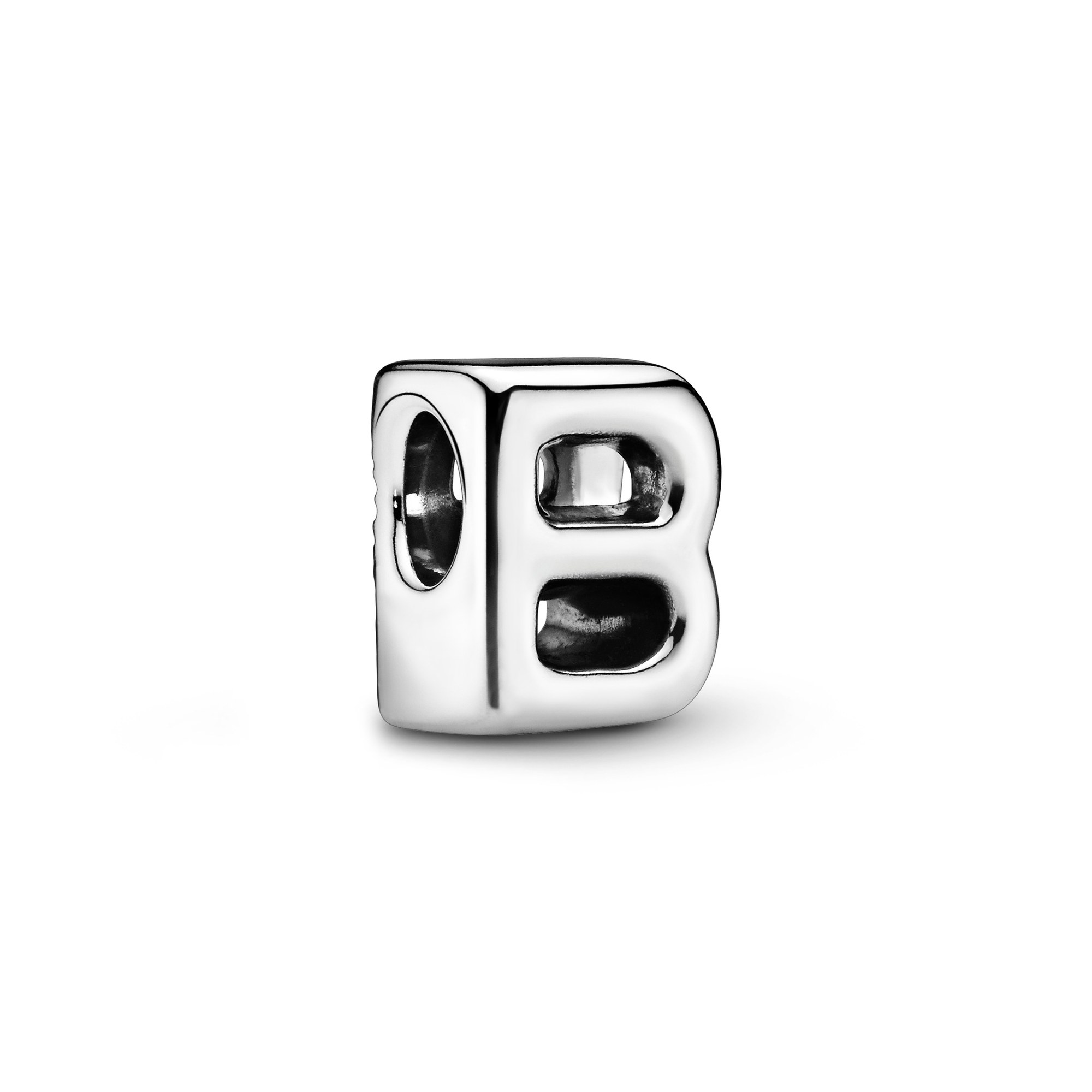 PANDORA Charm - Buchstabe B - Letter B - 925 Sterling Silber