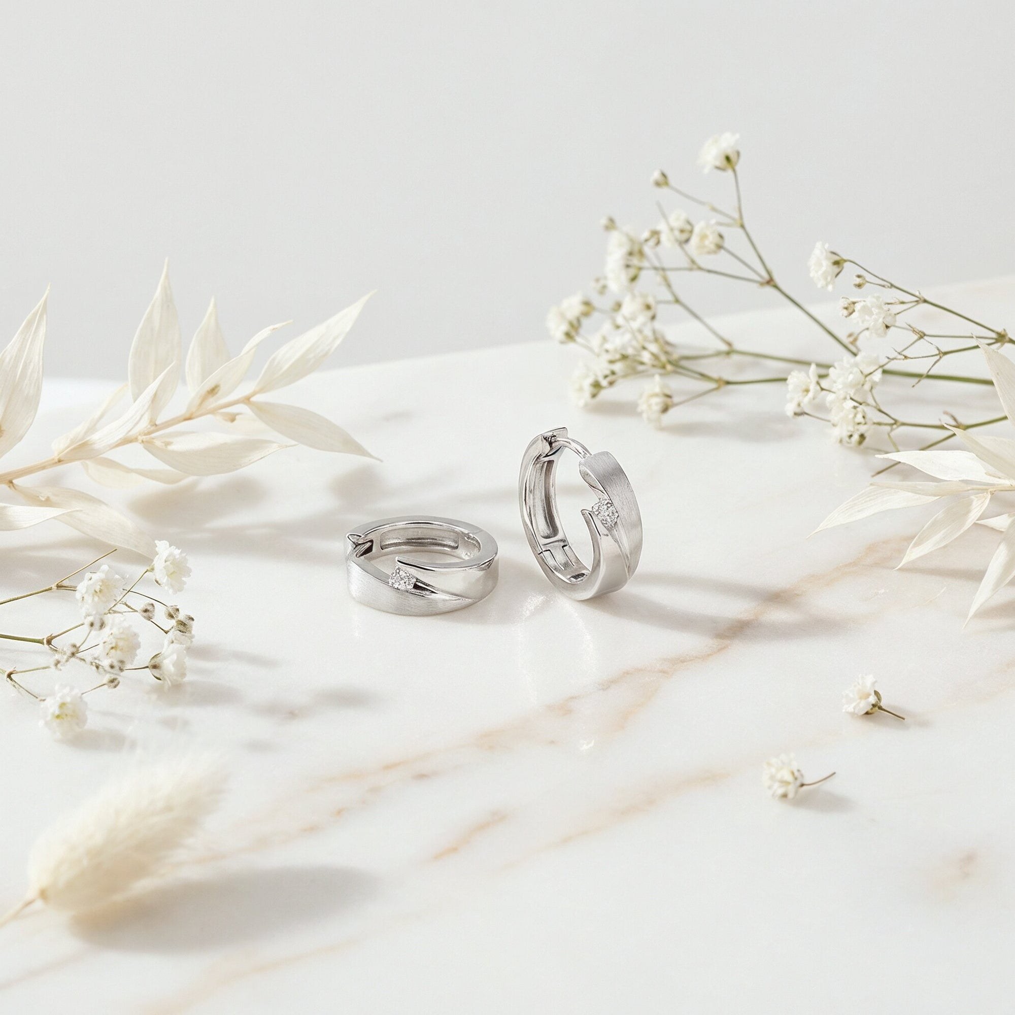 Engelsrufer BASIC Creole Jana mit Zirkonia - Silber rhodiniert 16 mm – Ansicht 5