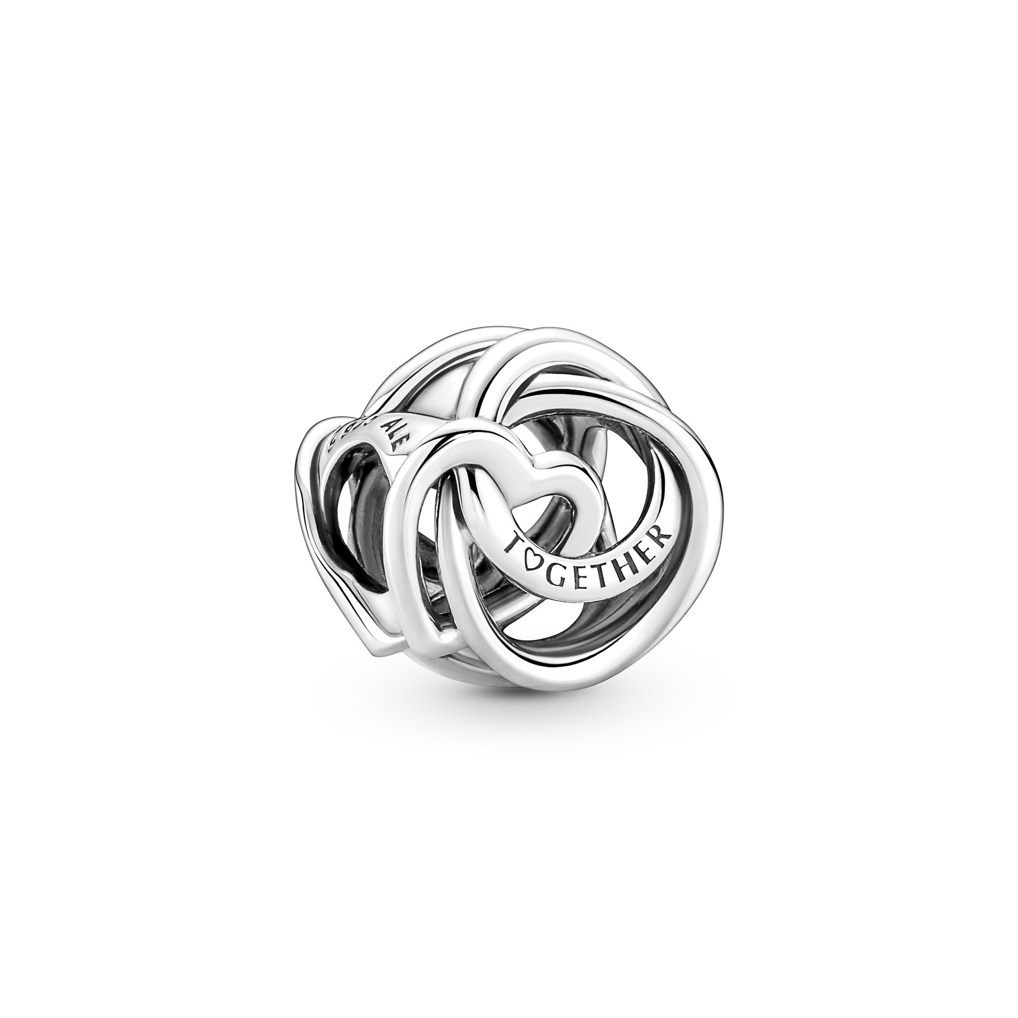 Pandora Familie Für Immer Verschlungenes Herz Charm - Sterling Silber