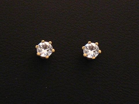 Ohrringe ELEGANT aus Gold 585 mit romantischem Zirkonia, Hersteller Juwelier Harnisch, ideal für besondere Anlässe, funkeln dezent und verleihen jedem Outfit einen Hauch von Eleganz.