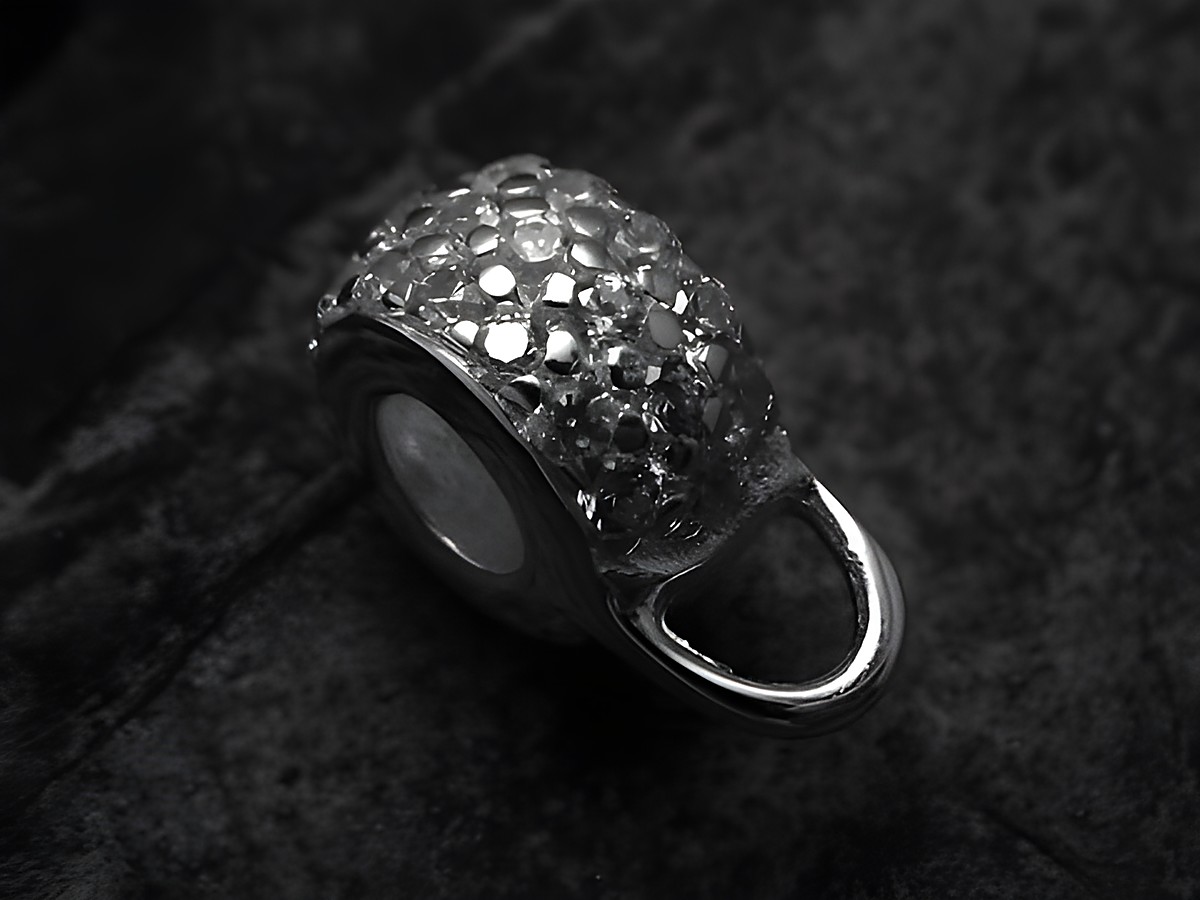 Charms Träger für Kette aus Sterling Silber mit Zirkonia von Juwelier Harnisch, glänzendes Design und hochwertige Verarbeitung, ideal für individuellen Schmuck.