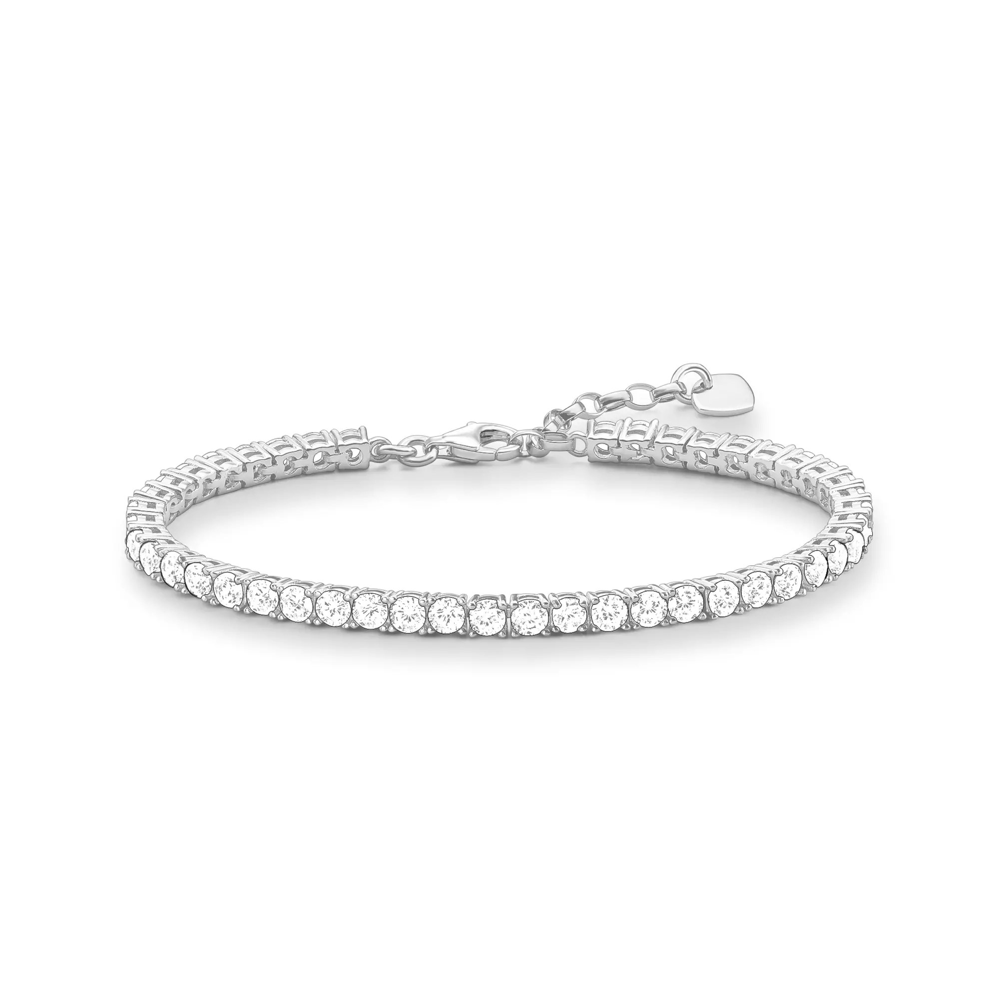 Thomas Sabo Armband Sterling Silber + Zirkonia weiß - 19,5 cm