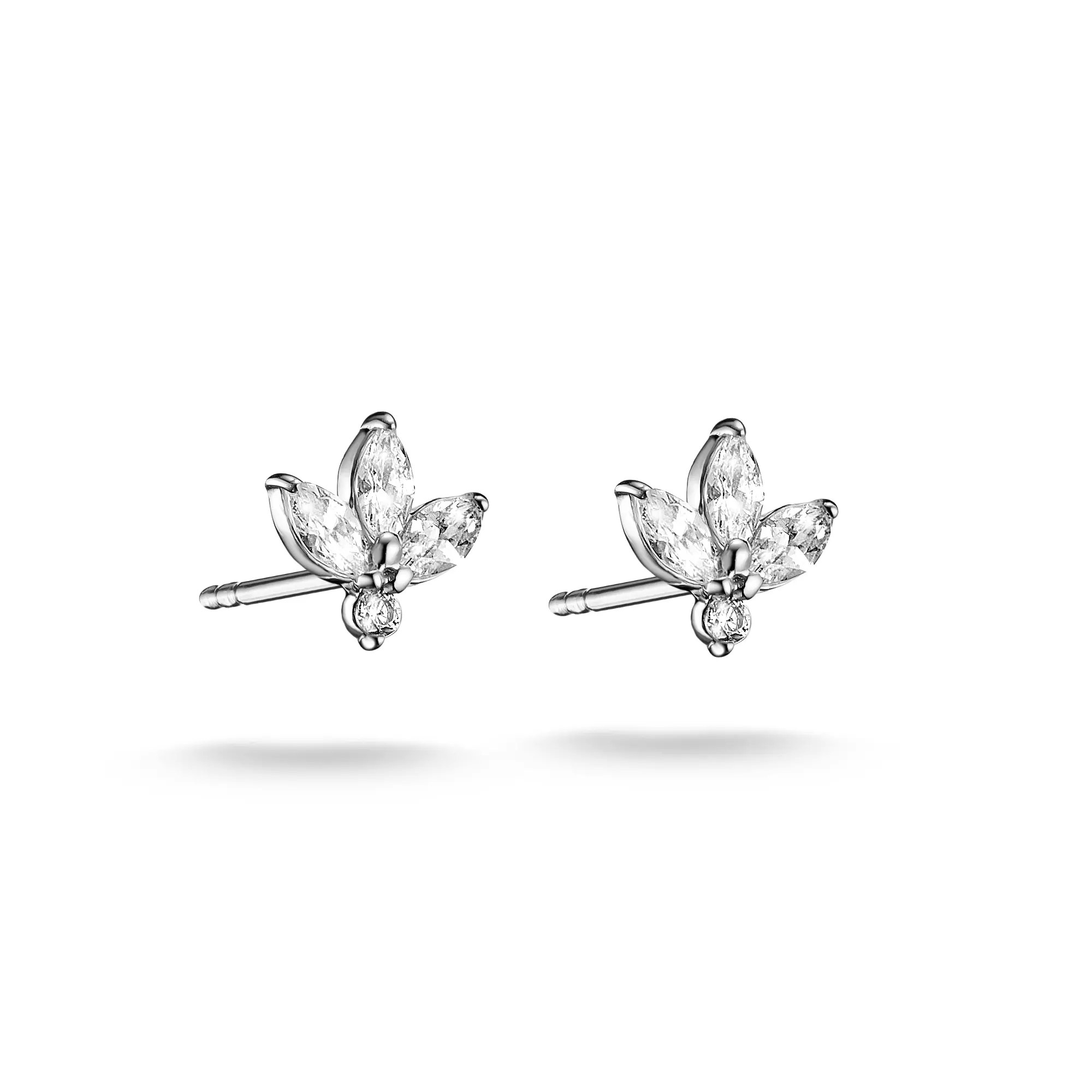 Thomas Sabo Ohrstecker Blüte - 925 Sterling Silber - Zirkonia – Ansicht 2