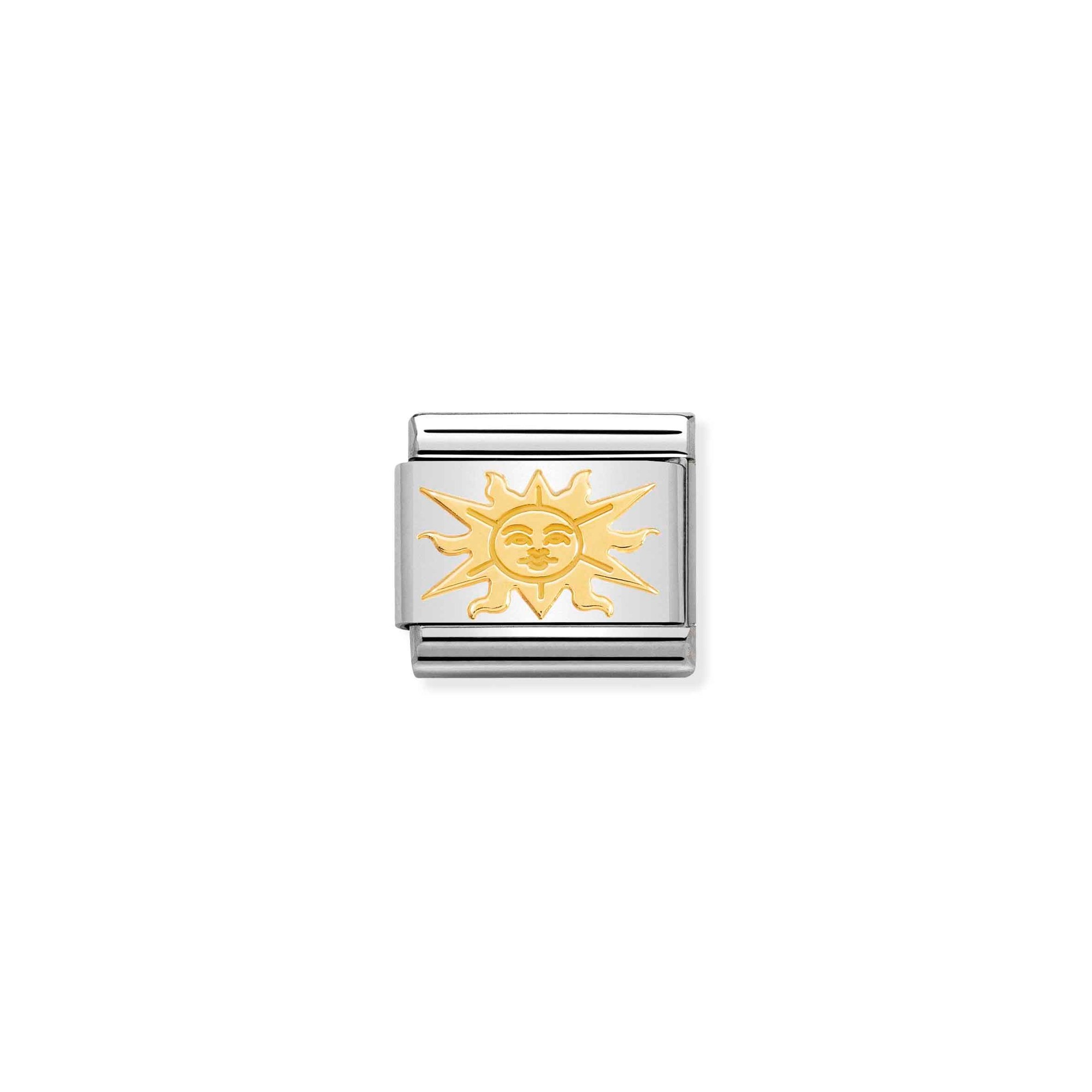 Nomination Composable Classic Charm Sonne - Edelstahl, Gold 750