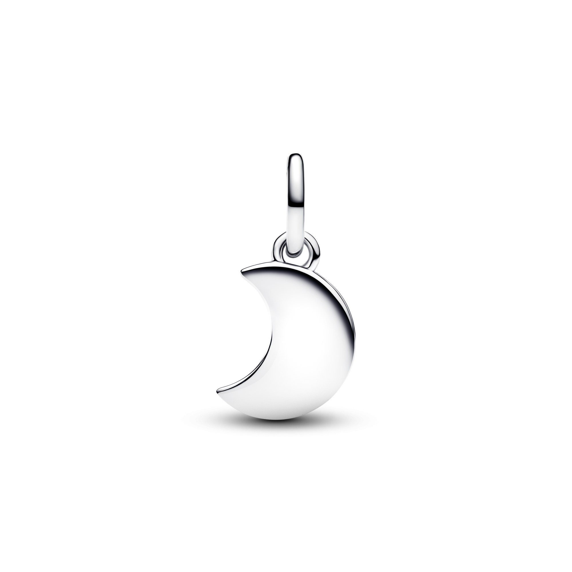 Pandora Mondsichel Doppelter Charm - Sterling Silber - Glas – Ansicht 3