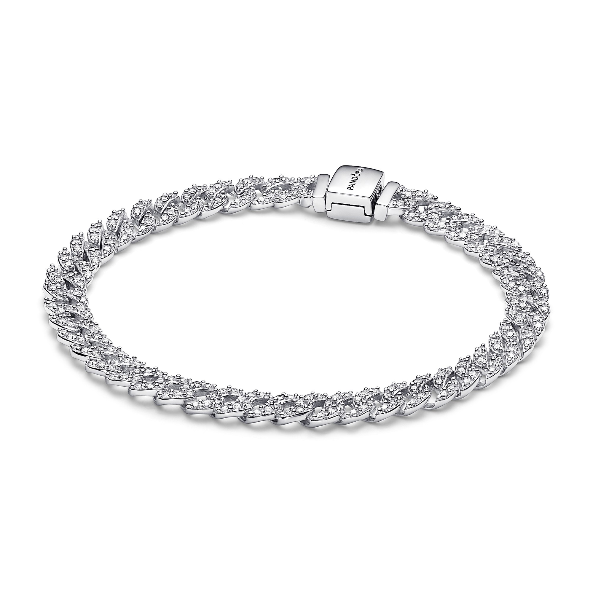 Pandora Timeless Pavé Gliederarmband - Sterling Silber