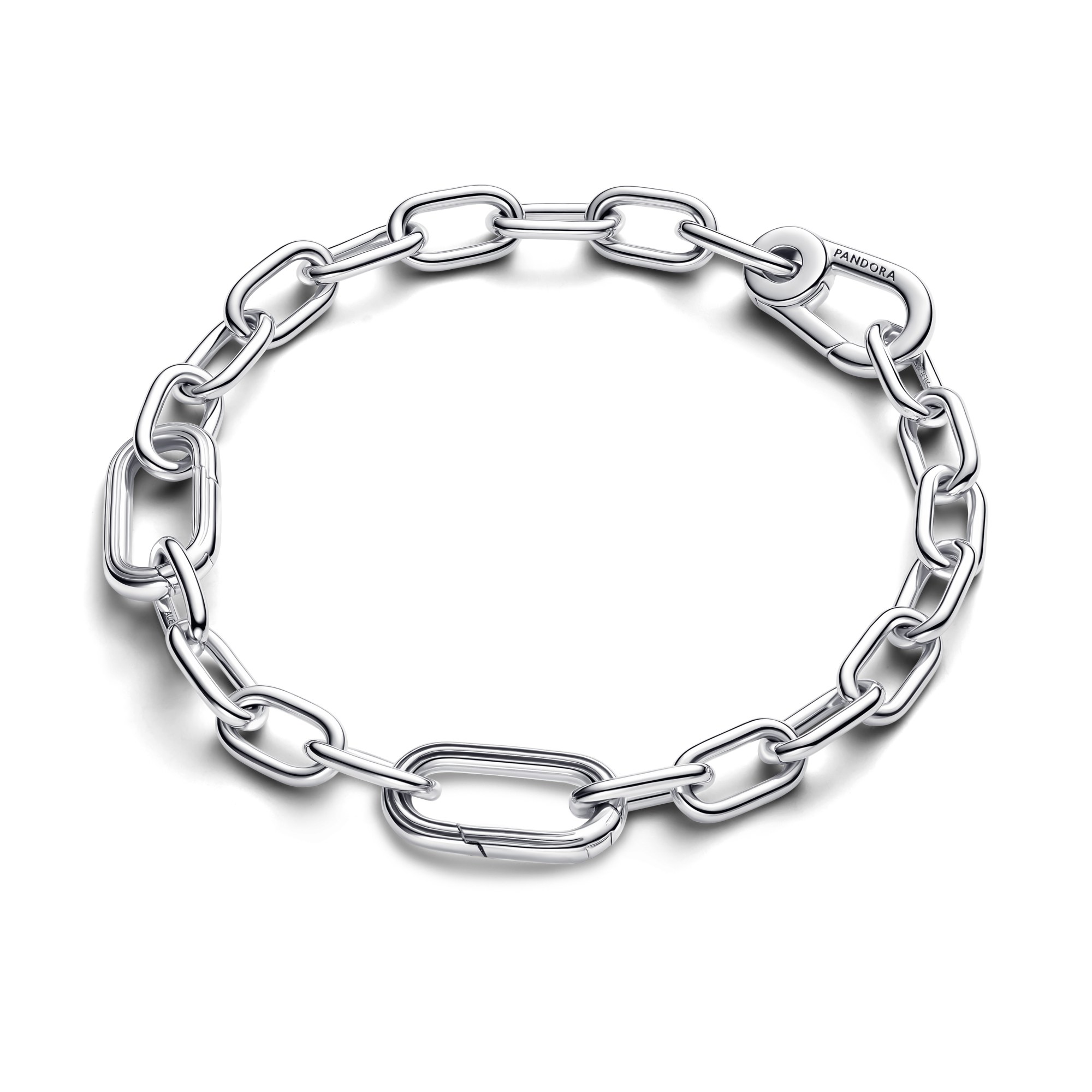 Pandora ME Link - rechteckig zu öffnen - Sterling Silber – Ansicht 3