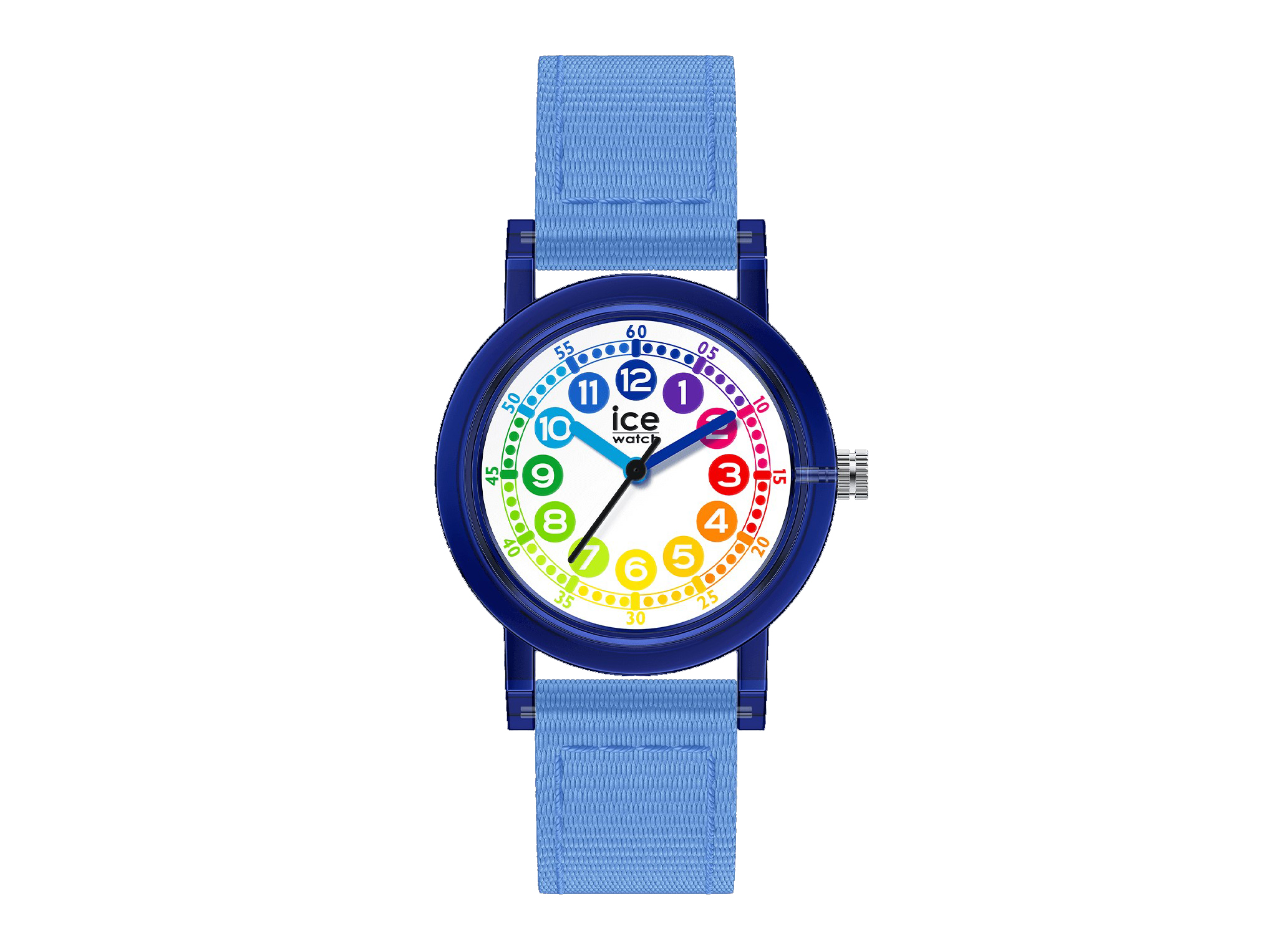 Ice Watch 024503 ICE Learning Uhr in Hellblau mit buntem Ziffernblatt zur Anzeige der Stunden und Minuten, ideal für Kinder, Hersteller Pandora, Neuheiten.