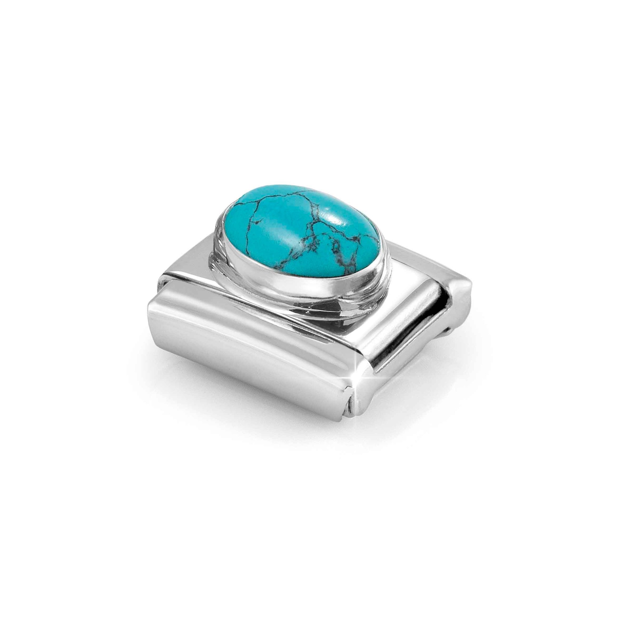 Nomination CLASSIC Element - Edelstein in Sterling Silber - Fassung - Türkis – Ansicht 5