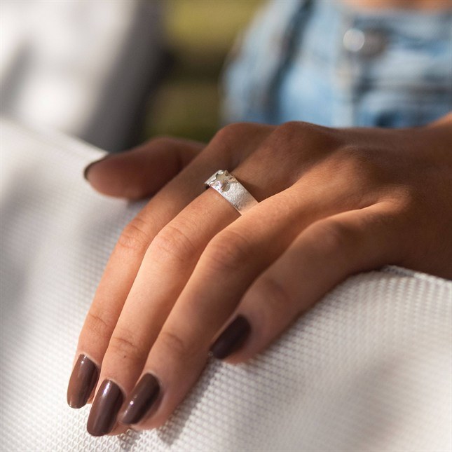 DUR Schmuck - Sterling Silber Ring Seestern – Ansicht 3