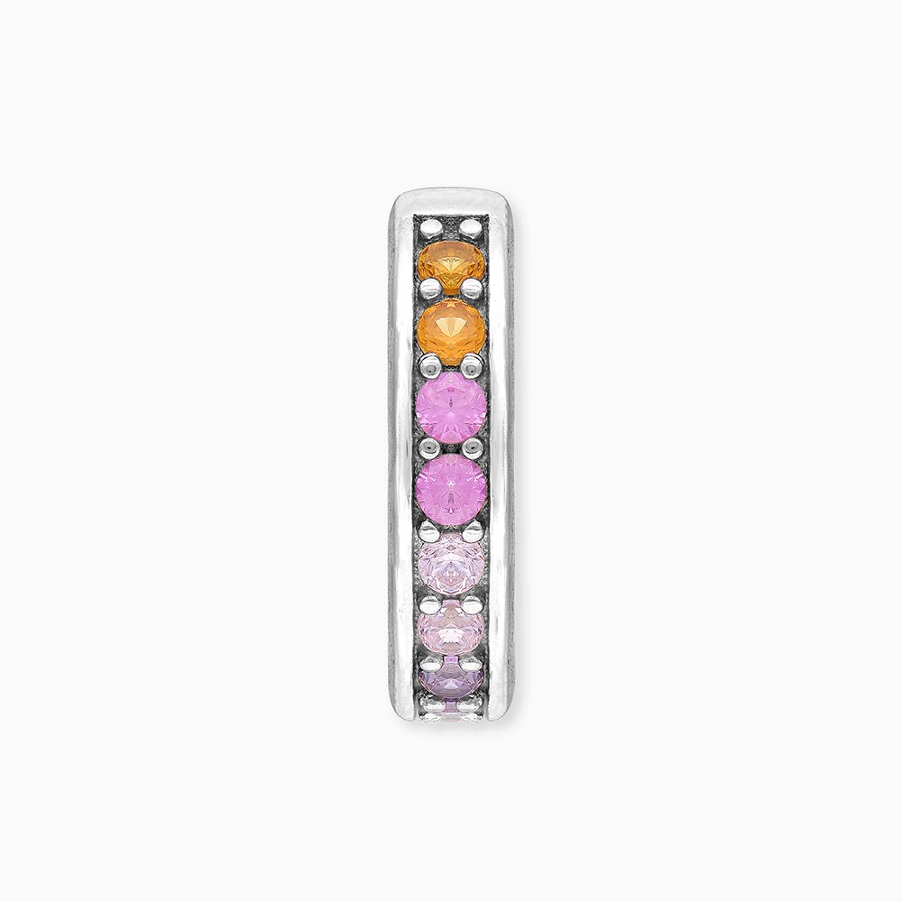 Engelsrufer ERE-WARM-ZIM-CR-13 WARM Creole Regenbogen mit Zirkonia Multicolor - Silber rhodiniert – Ansicht 3