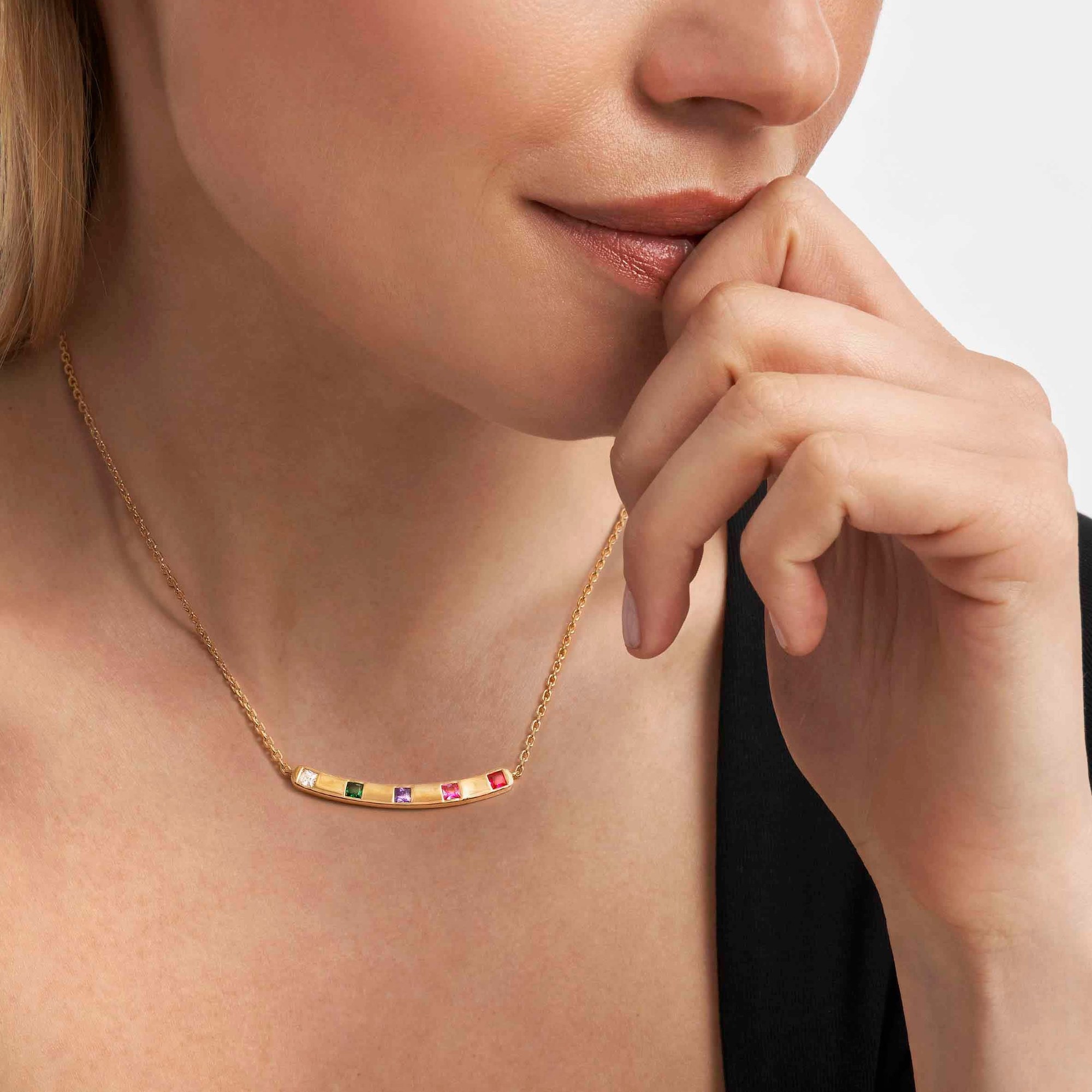 Nomination Carismatica Collier - Gelbgold vergoldet - Zirkonia Bunt - 38 - 44 cm – Ansicht 2