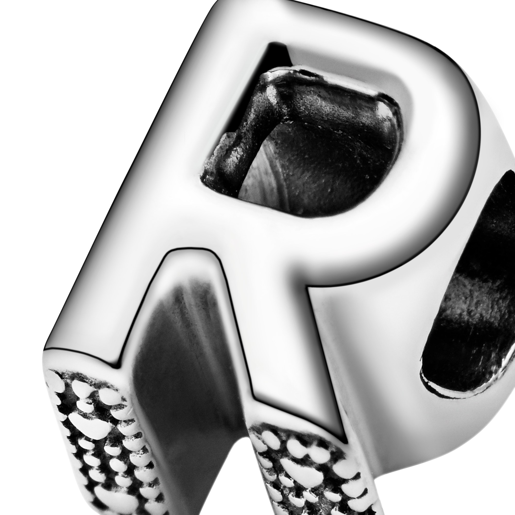 PANDORA Charm - Buchstabe R - Letter R - 925 Sterling Silber – Ansicht 4