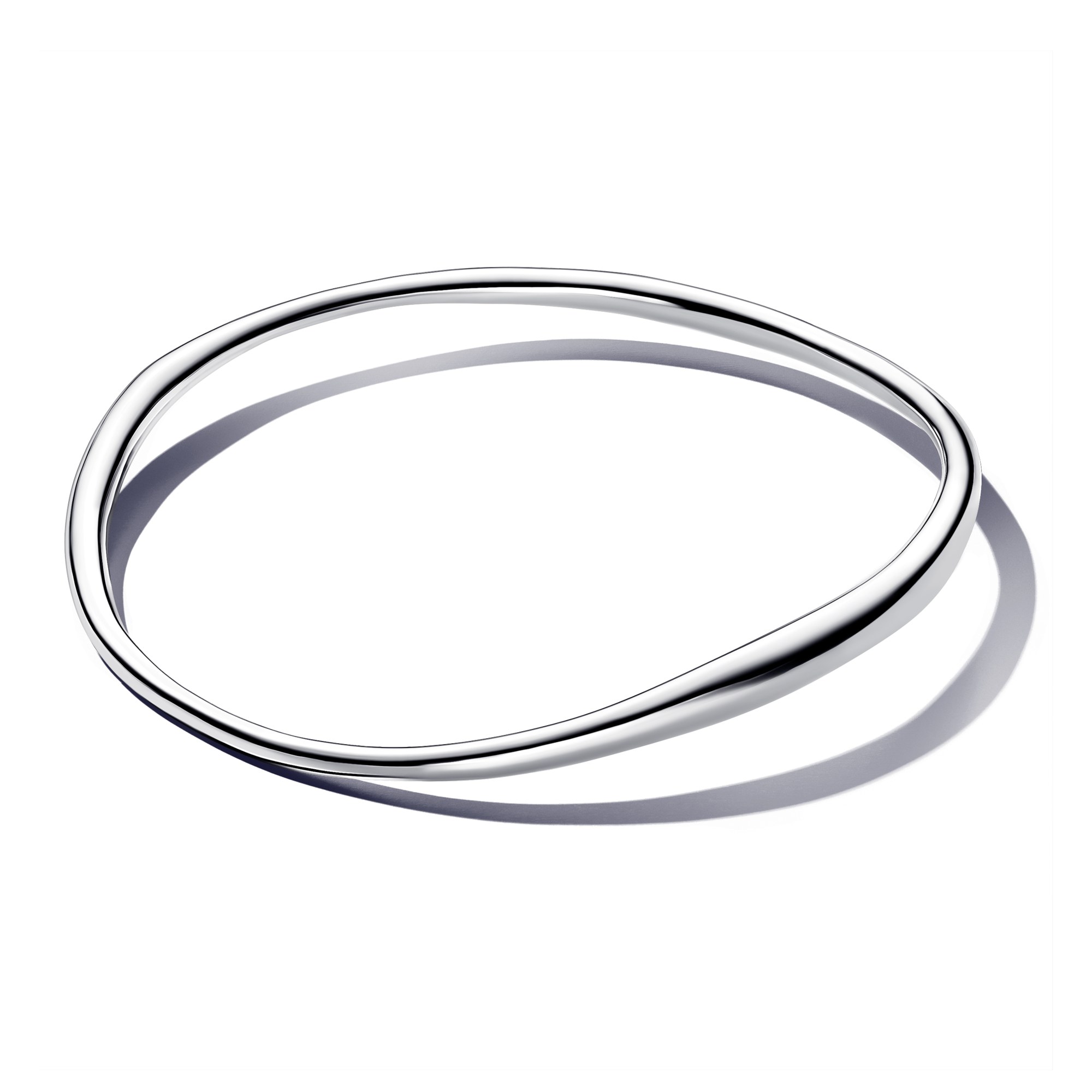 Pandora ESSENCE organisch geformter Armreifen - Sterling Silber – Ansicht 3