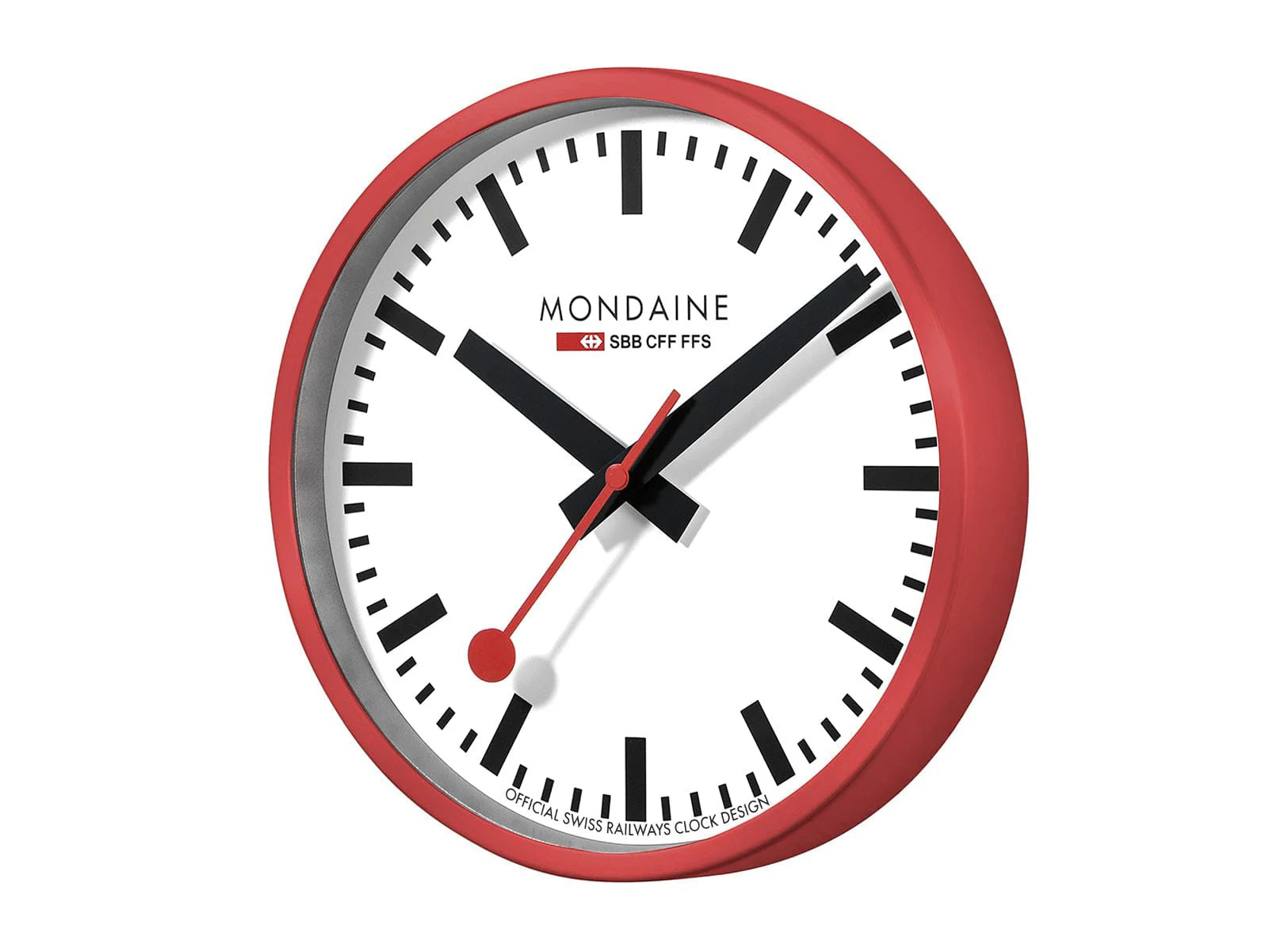 Mondaine Wanduhr A990.CLOCK.11SBC 25 cm - Rot
