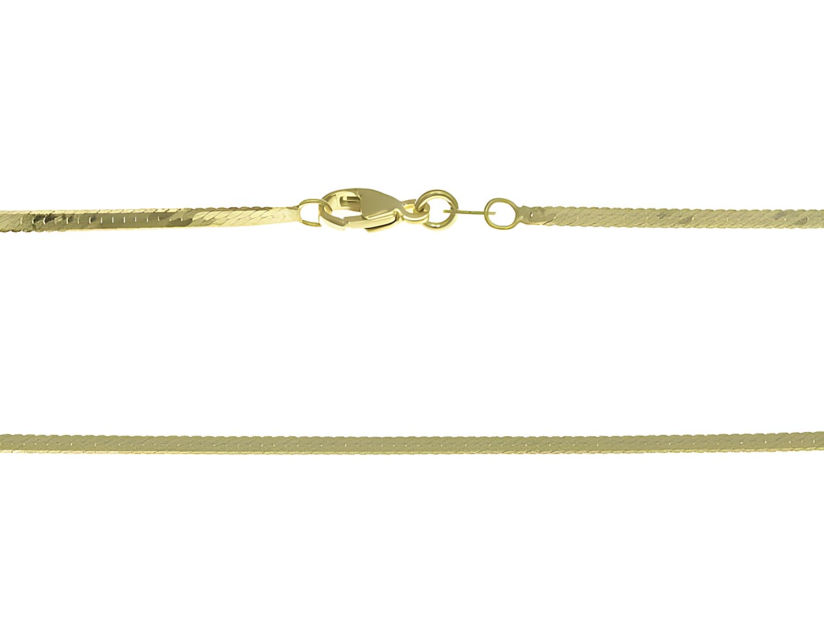 Schlangenkette 333 Gelbgold 1,9 x 0,2 mm 42 cm des Herstellers Juwelier Harnisch, klassische, elegante Kette mit einem praktischen Verschluss für stilvoller Schmuck.