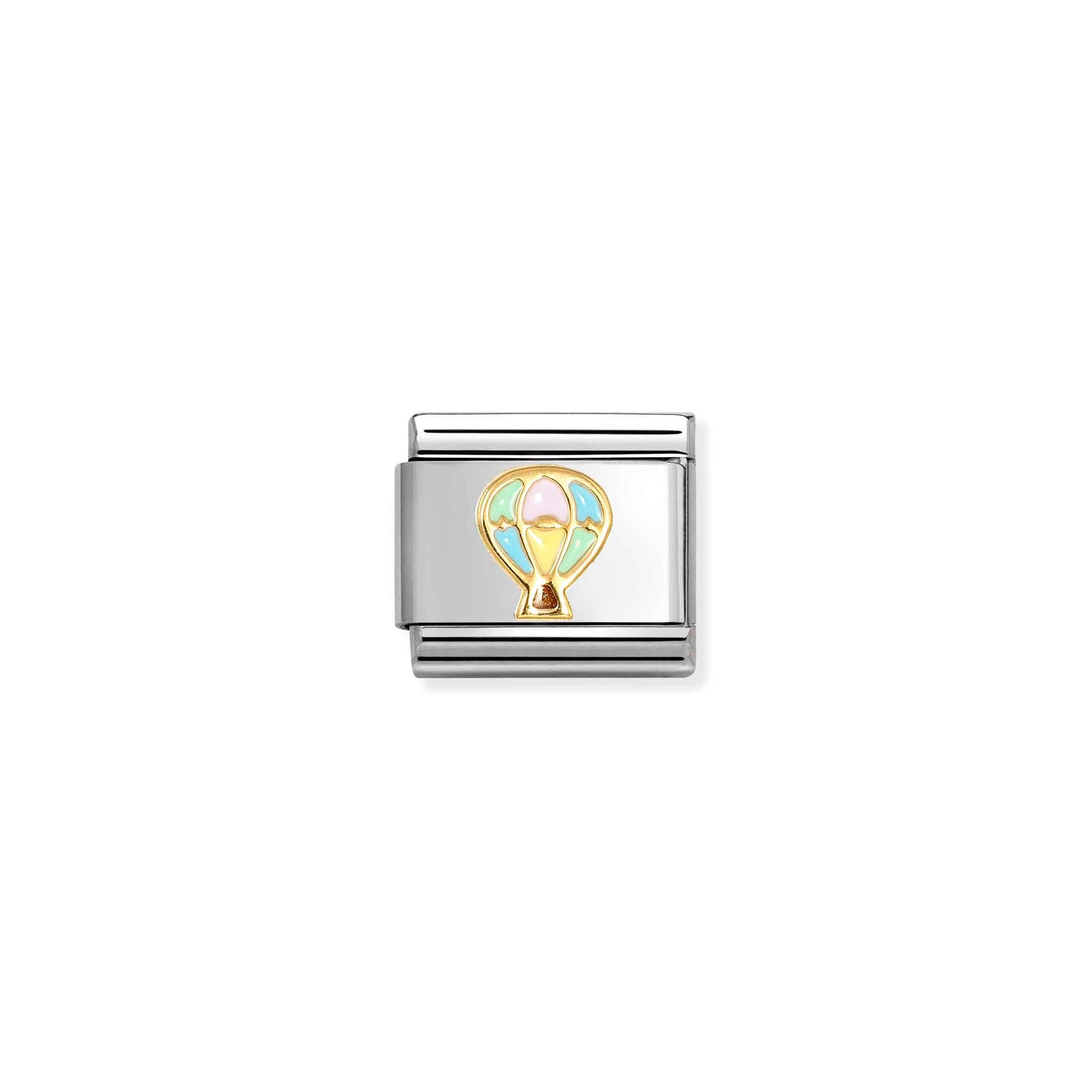 Nomination CLASSIC Element - 585 Gelbgold - Emaille - Ballon - bunt – Ansicht 2