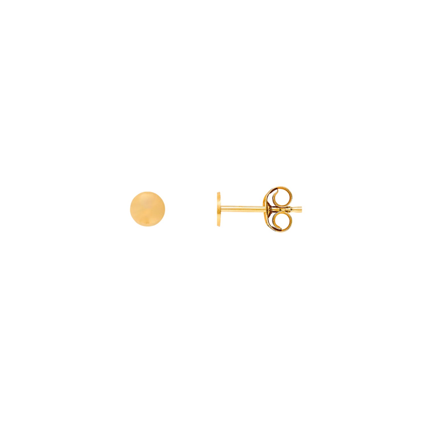 XENOX XG14K4093G - Gelbgold 585 Ohrstecker - poliert – Ansicht 2