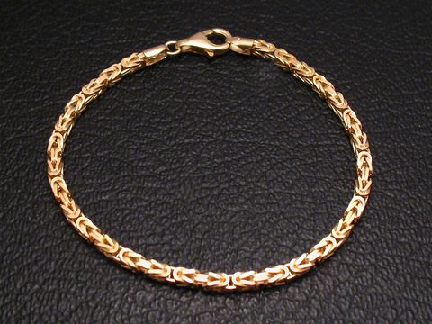 Gold Armband 19 cm KÖNIGSKETTE Gold 585 Hersteller Juwelier Harnisch hochwertiges Design mit feiner Verarbeitung ideal als elegantes Schmuckstück für jeden Anlass.