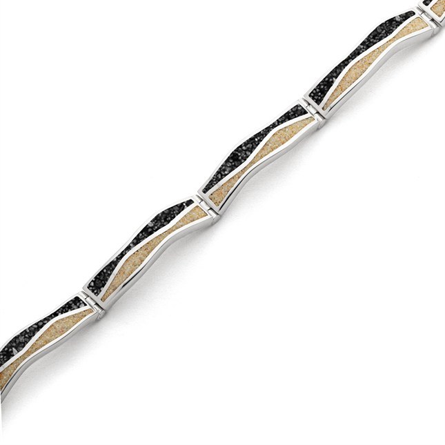 DUR Armband Welle - Sterling Silber - 18,5cm – Ansicht 2