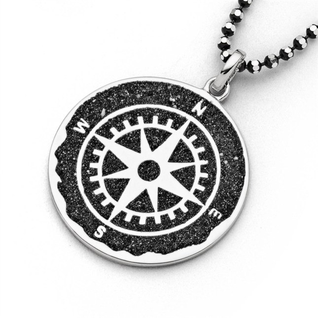 DUR Anhänger Kompassrose - P3203 - Sterling Silber – Ansicht 2