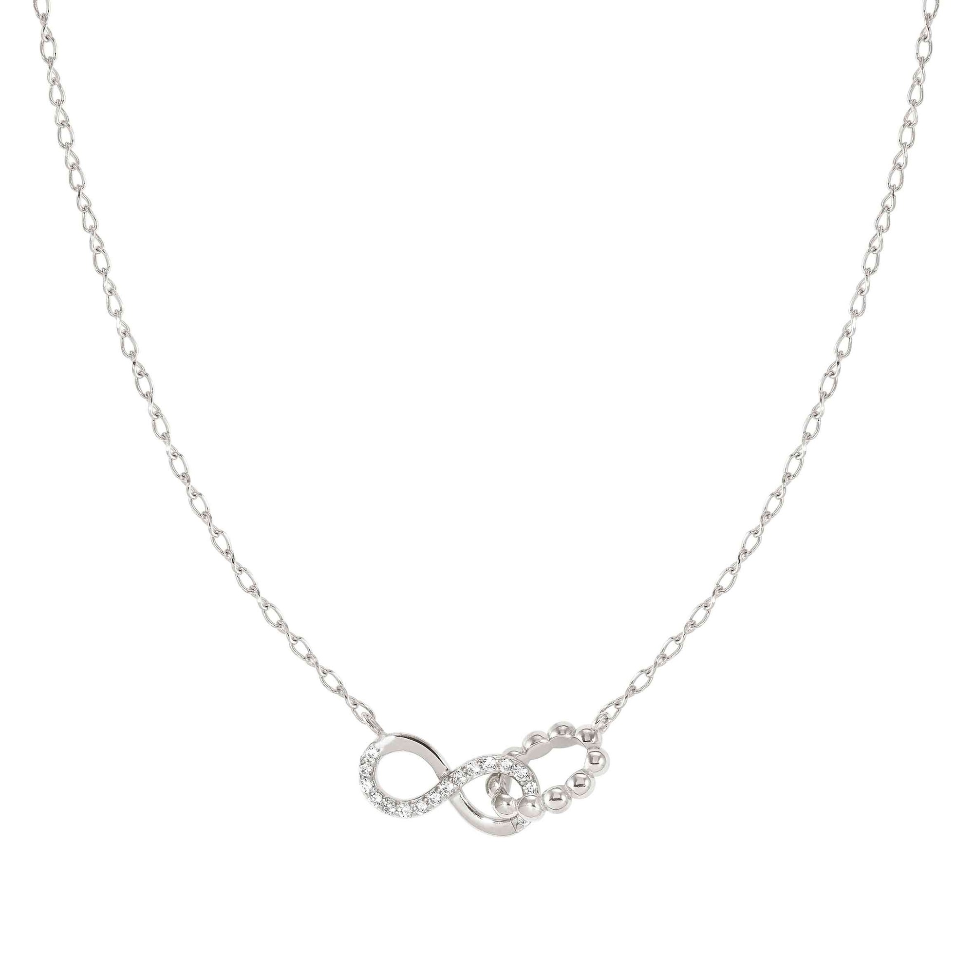 Nomination LoveCloud - Kette - Infinity - Sterling Silber rhodiniert - 40-46 cm