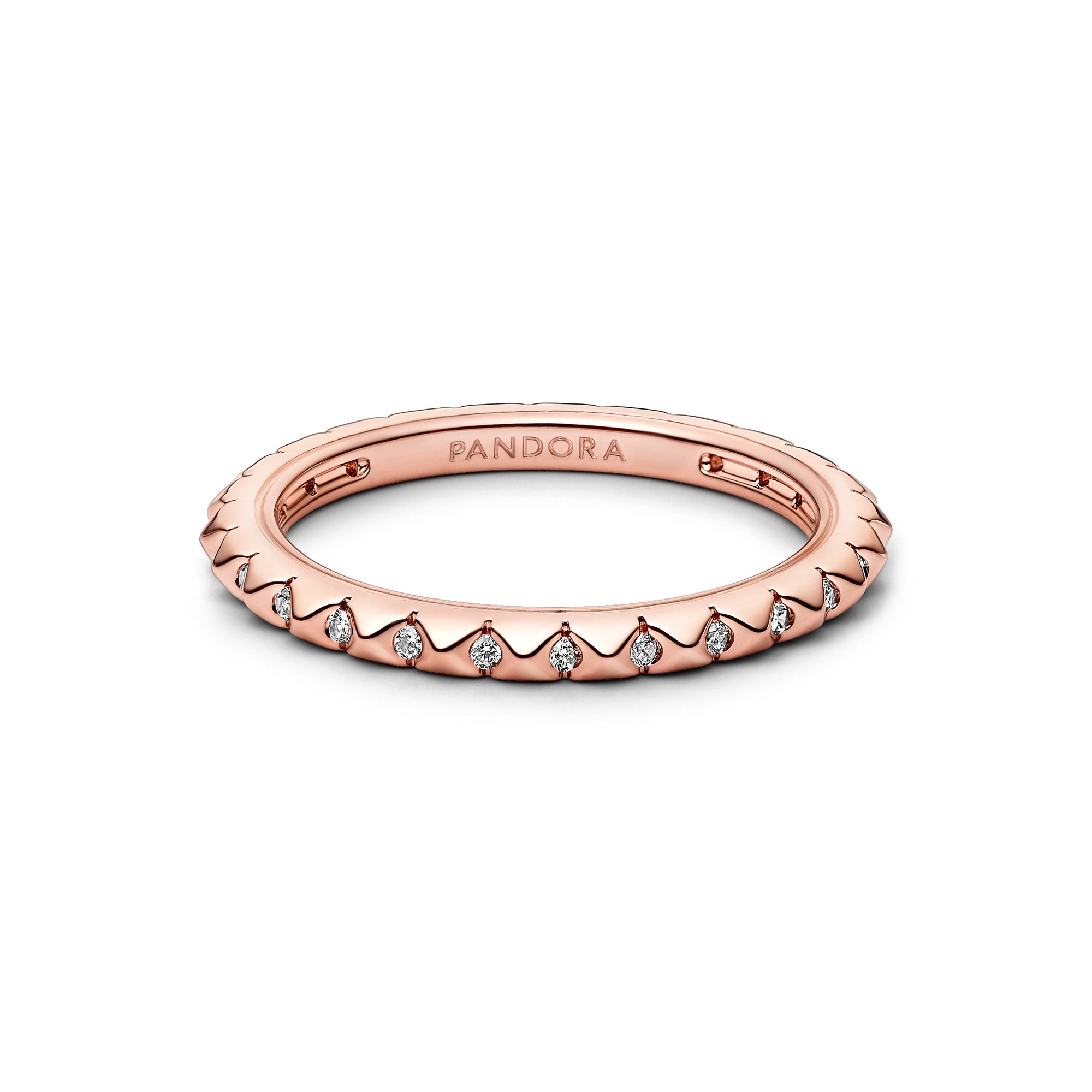 Pandora ME Ring - Pyramidenring - Roségold Vergoldung - Zirkonia Ansicht 2 – Ansicht 2