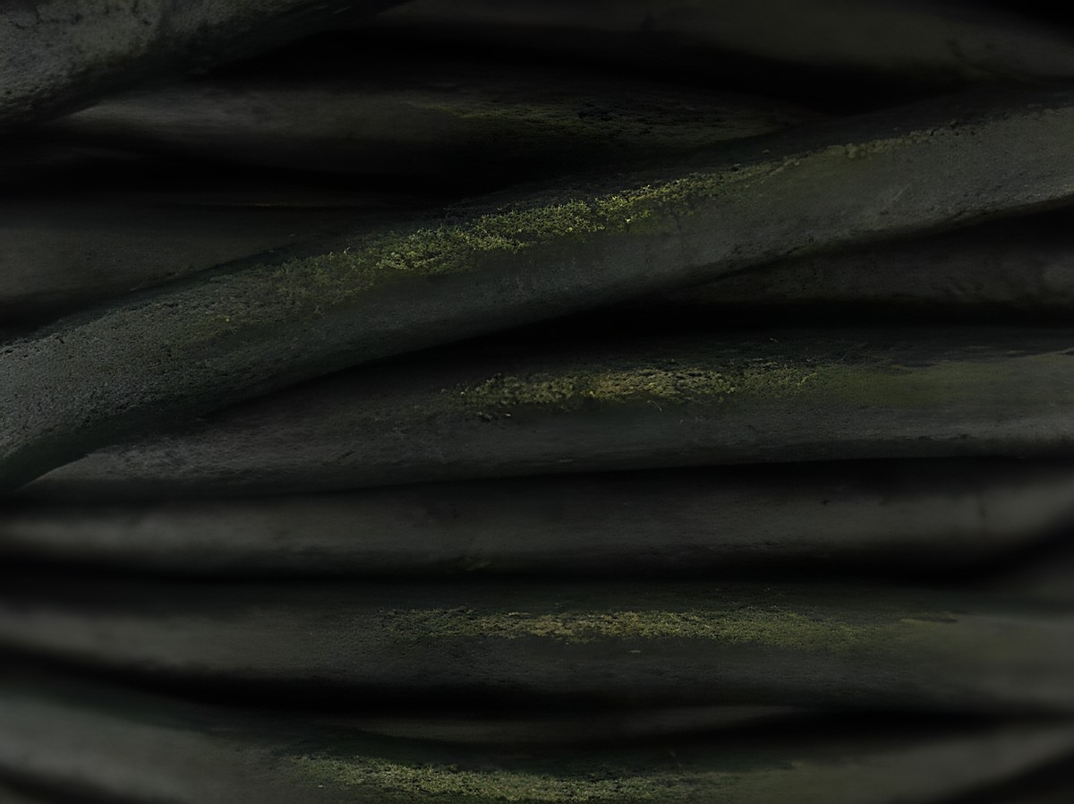 Dunkelblaues Lederband mit einem Durchmesser von 3 mm und einer Länge von 45 cm, ausgestattet mit einem silbernen Karabiner in Metallic-Optik von Juwelier Harnisch.