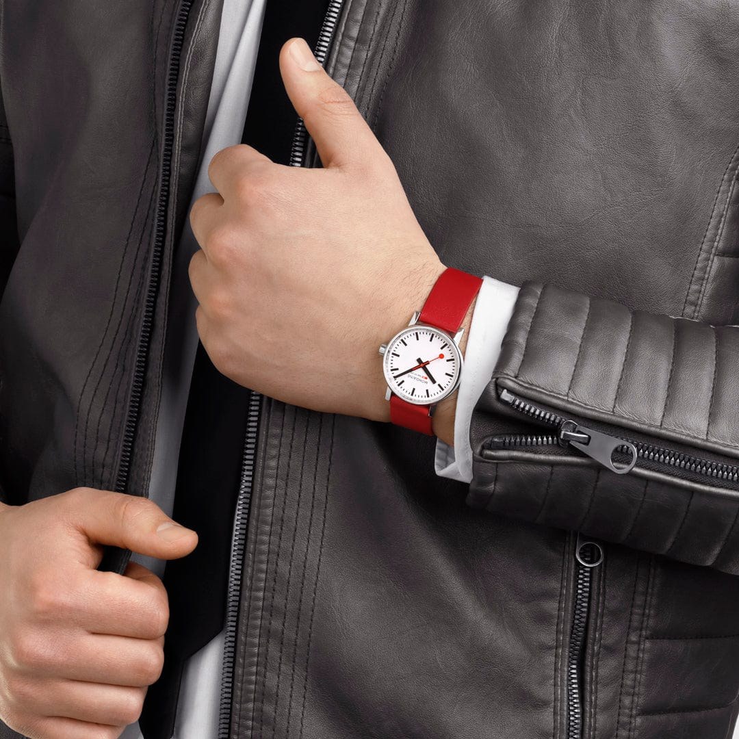 Mondaine Uhr MSE.35110.LCV evo2 - Edelstahl poliert - 35 mm – Ansicht 4