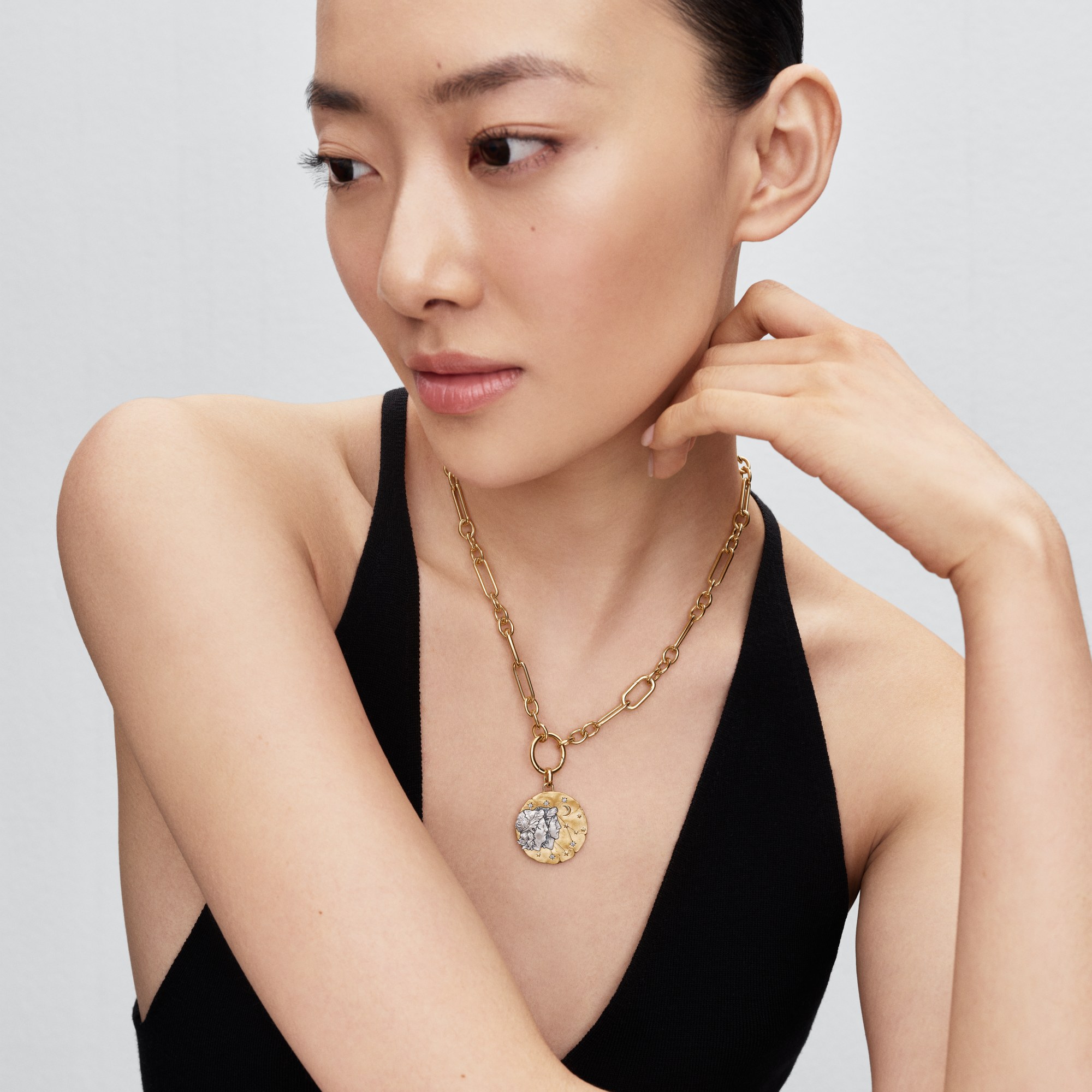 Pandora ME - Y-Gliederhalskette - Gelbgold Vergoldung - 45 cm – Ansicht 4