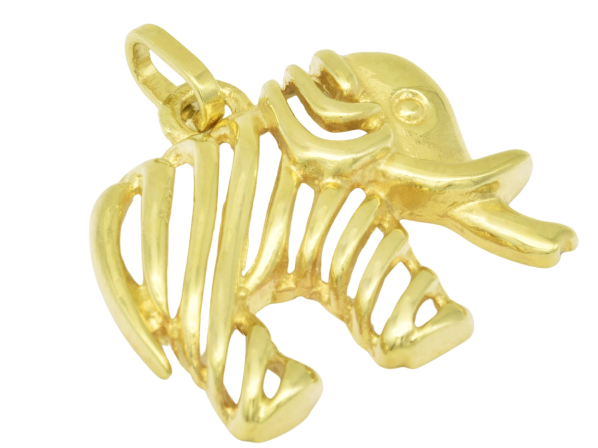 Anhänger Elefant DESIGN - Gelbgold poliert