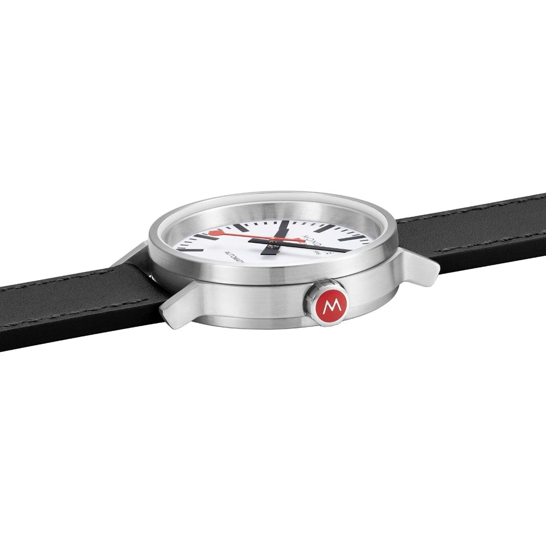Mondaine Uhr evo2 Automatik - Edelstahl poliert - 41 mm – Ansicht 4