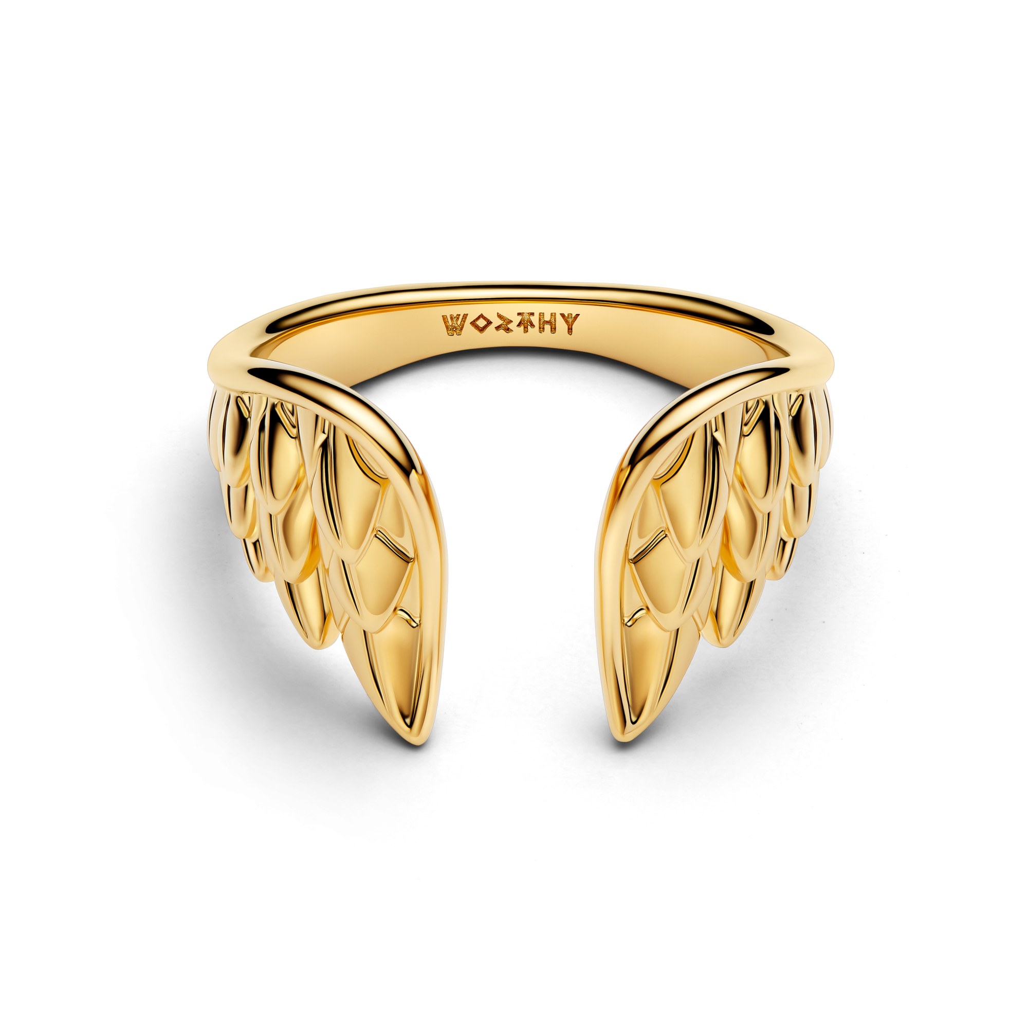 Pandora Marvel Thor Flügel Offener Ring - Gelbgold Vergoldung – Ansicht 2